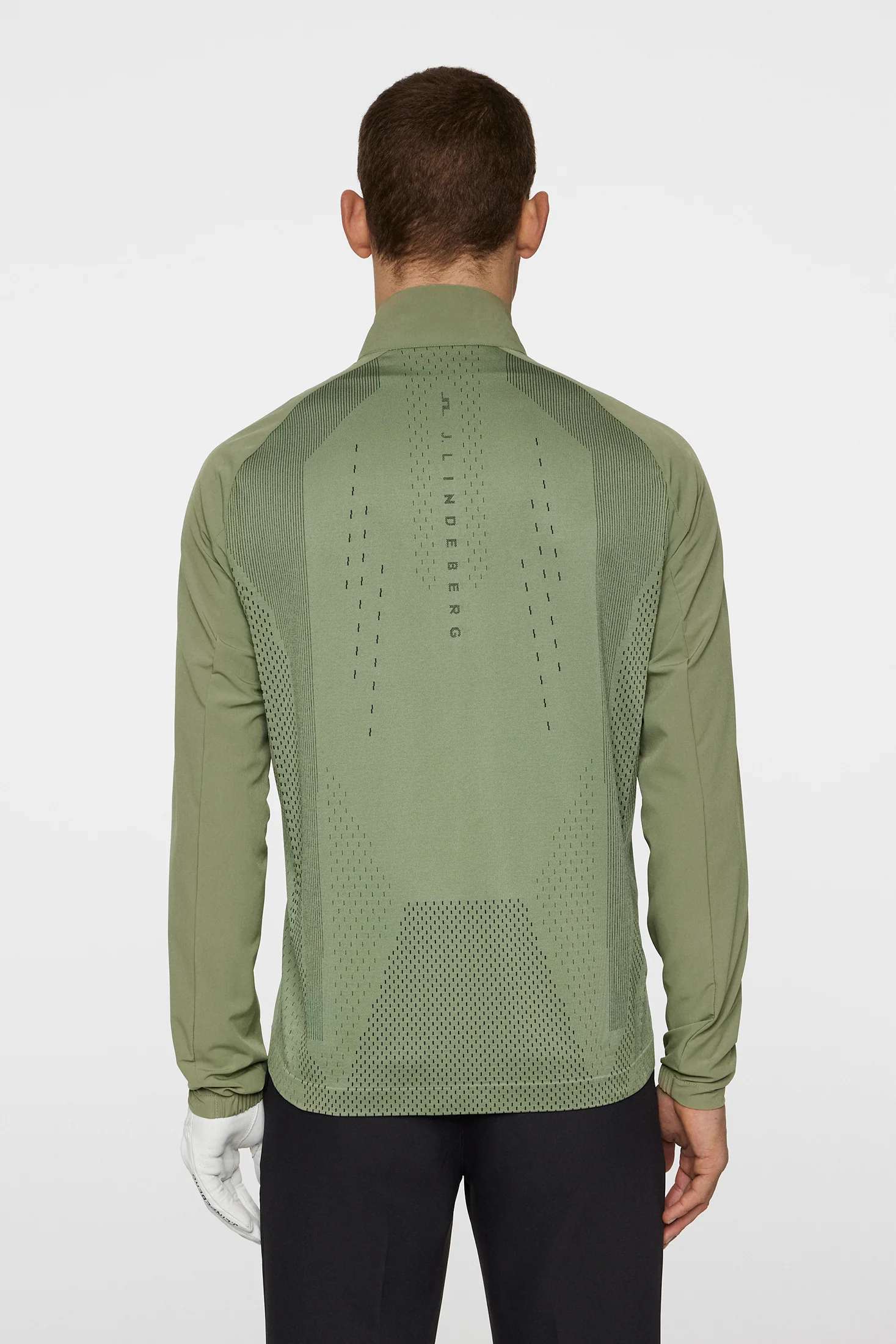 Tech Hybrid Softshell Jacket / Oil Green - Image 4