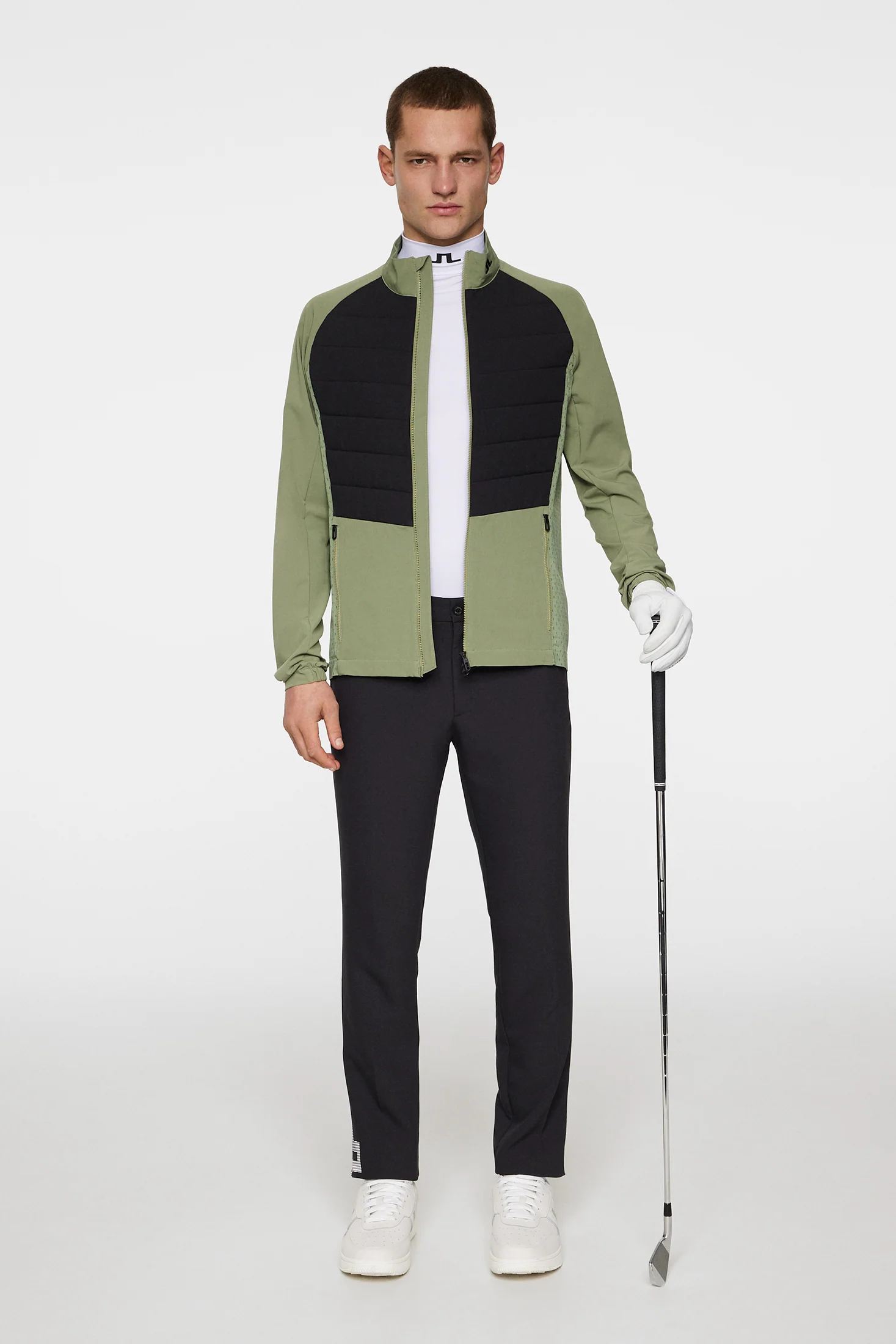 Tech Hybrid Softshell Jacket / Oil Green - Image 5