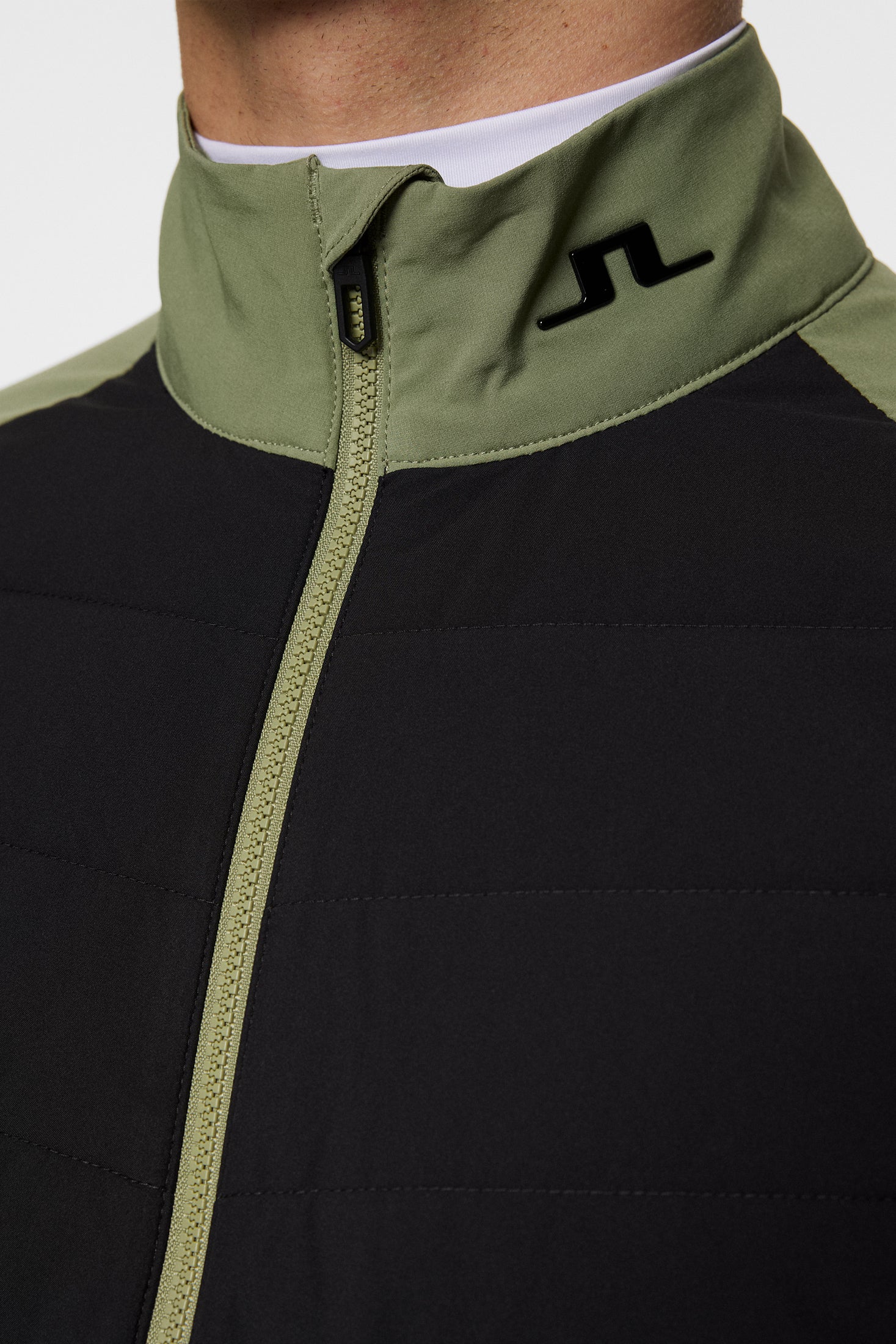 Tech Hybrid Softshell Jacket / Oil Green - Image 7