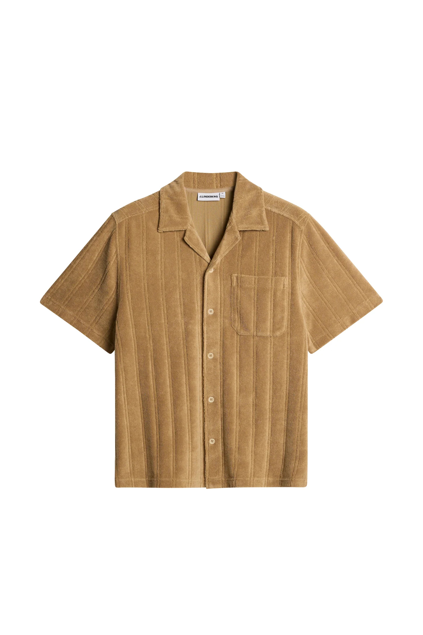 Ted Stripe Terry Shirt / Kelp