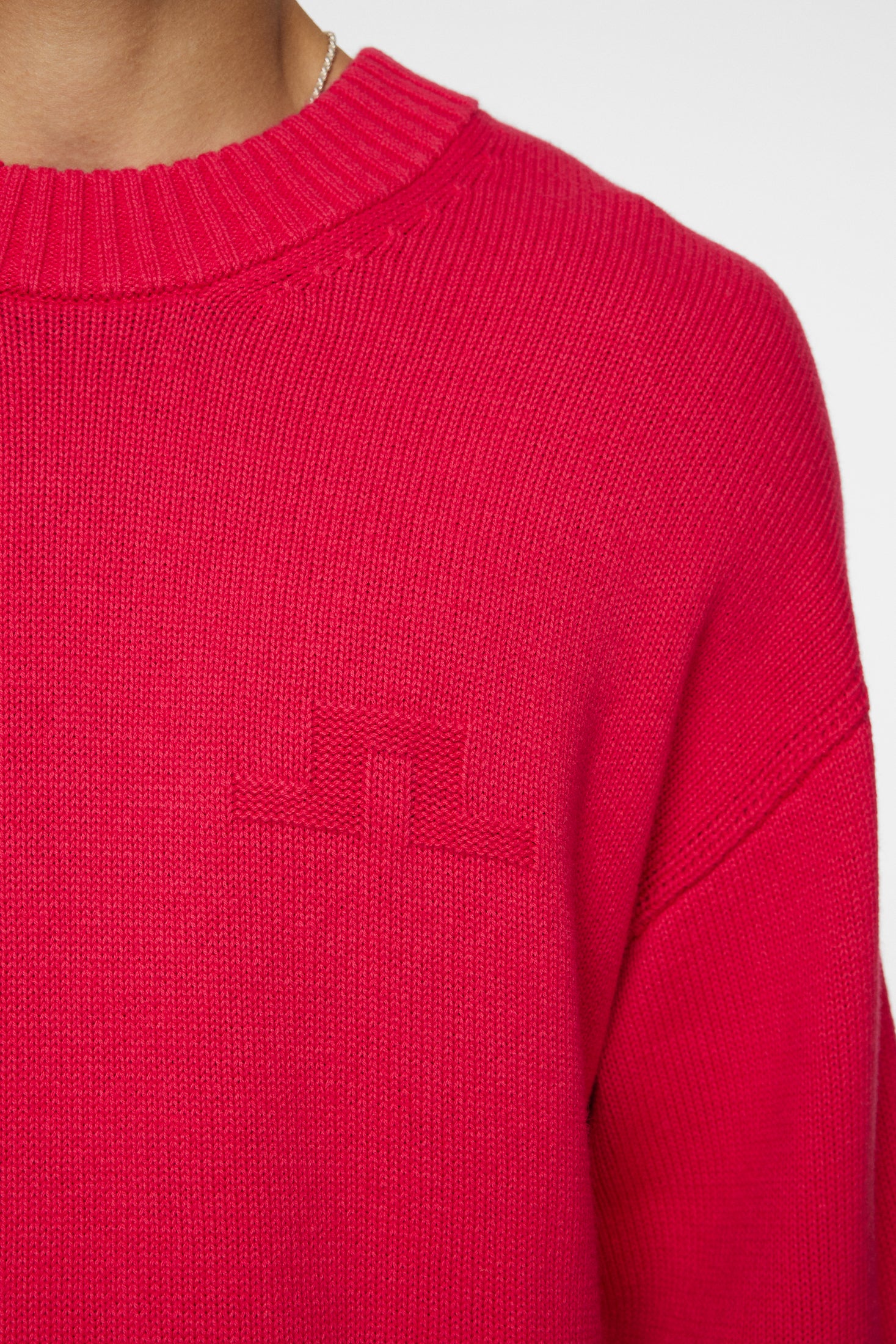 Eddy Cotton Wool Crew Neck / Azalea - Image 6