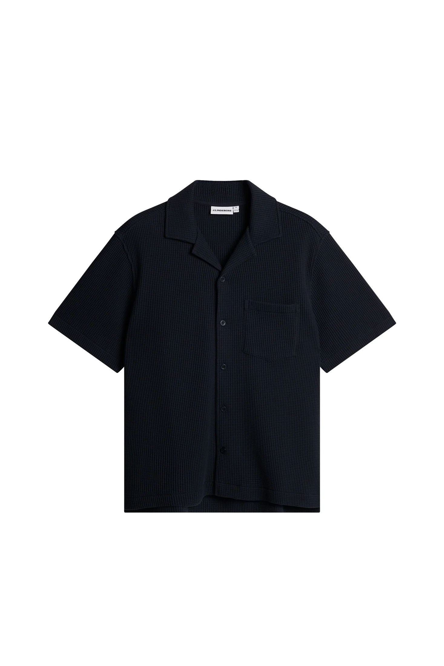 Theron Waffle Shirt / JL Navy