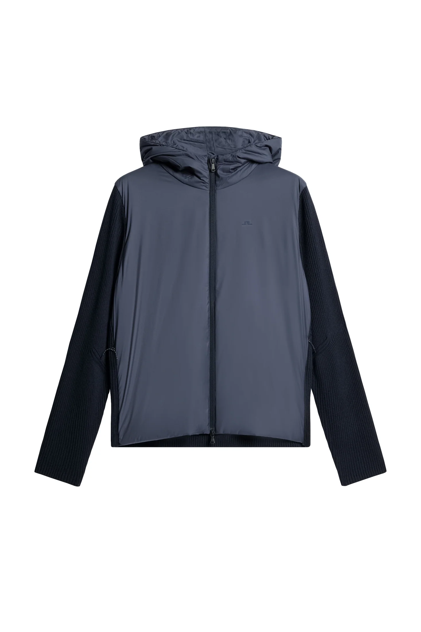 Thierry Hybrid Knit Hoodie / JL Navy