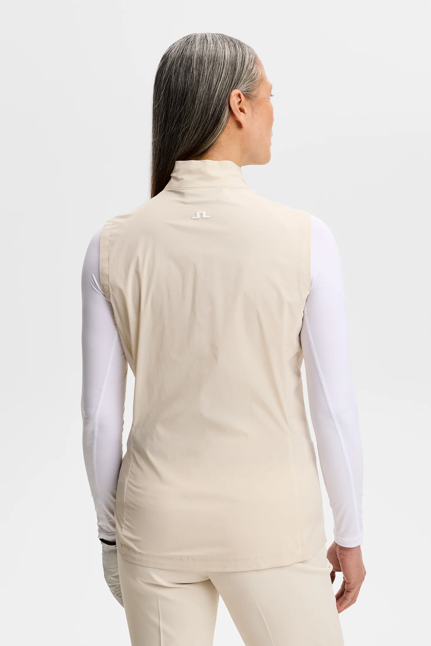 Thorine Wind Packable Vest / Moonbeam - Image 3
