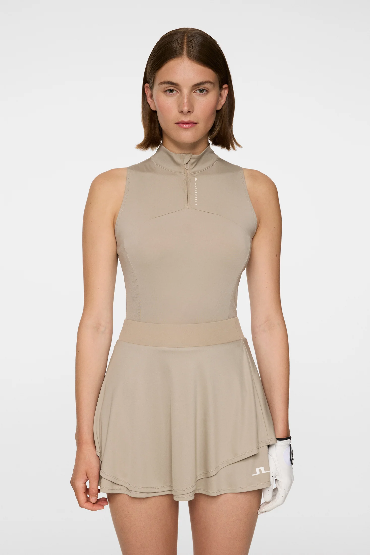 Tiana Sleeveless Top / Vintage Khaki - Image 2