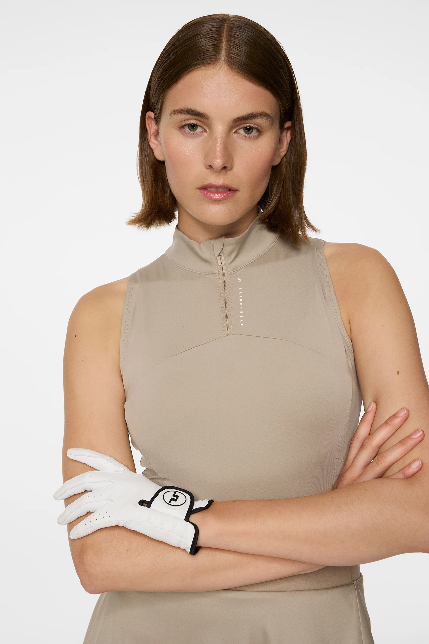 Tiana Sleeveless Top / Vintage Khaki - Image 4