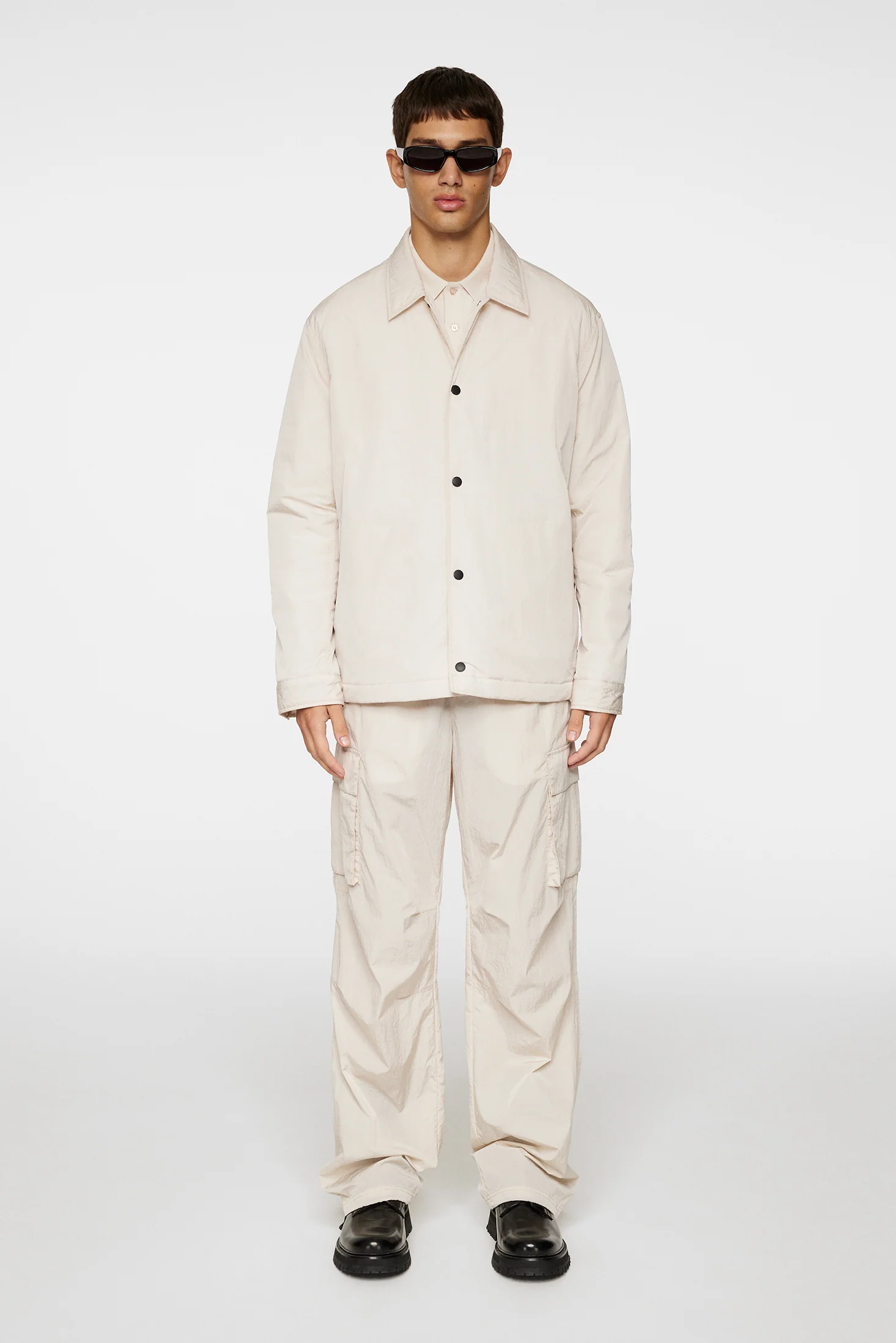 Tibor Tech Overshirt / Moonbeam - Image 5
