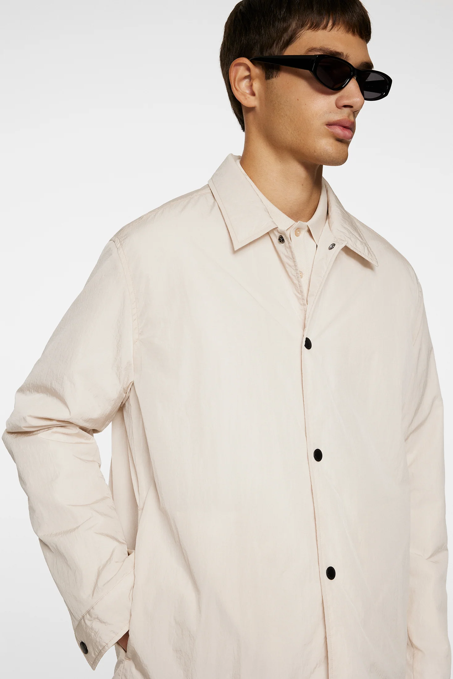Tibor Tech Overshirt / Moonbeam - Image 6