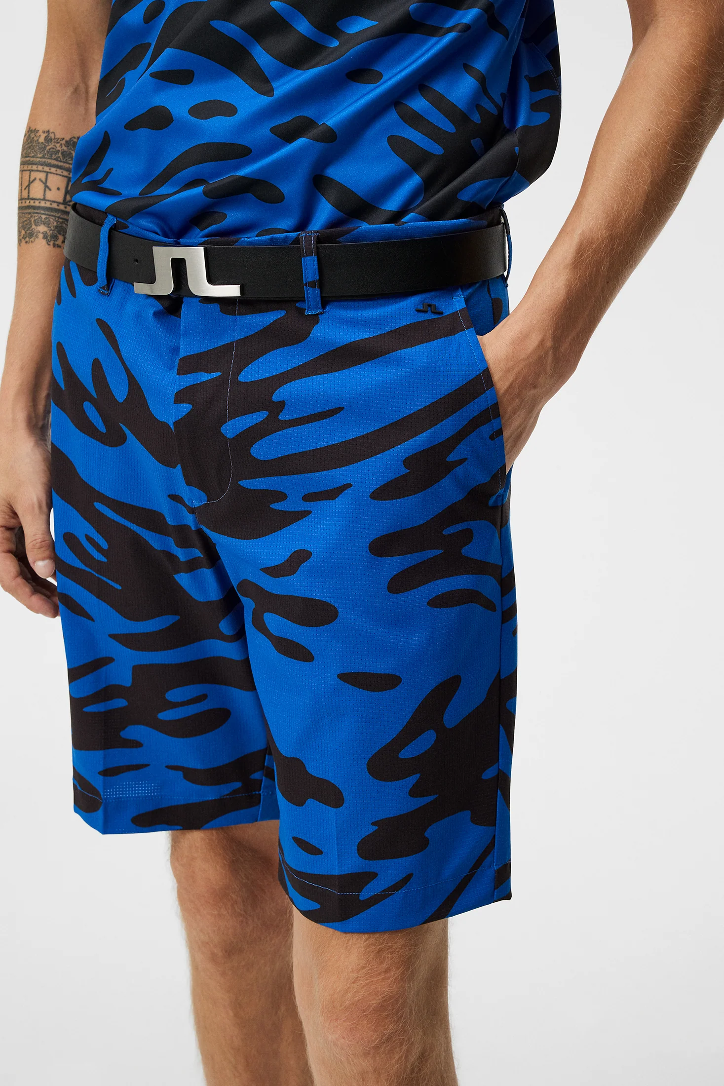 Tim Print Shorts / Neptune Nautical Blue - Image 5