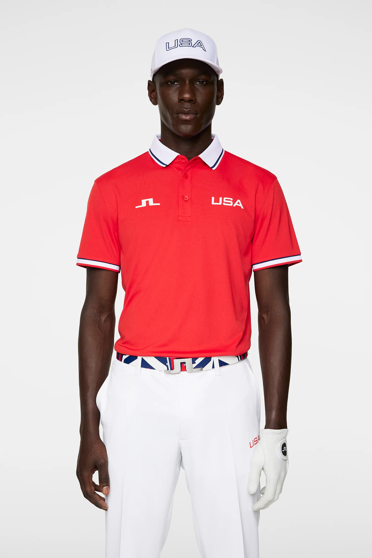 Timeo Regular Fit Polo / Flame Scarlet - Image 3