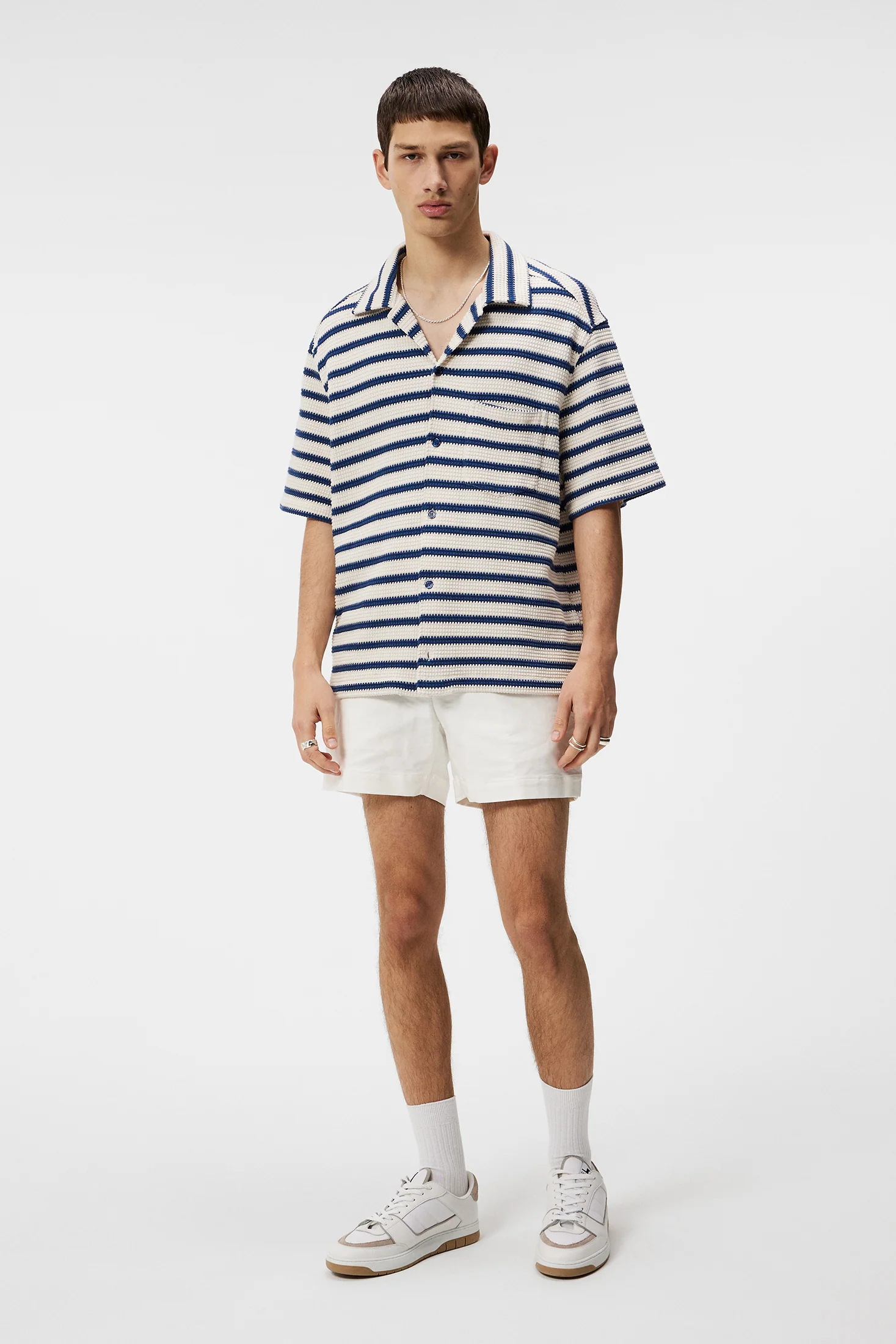 Tiro Resort Stripe Shirt / Estate Blue - Image 4