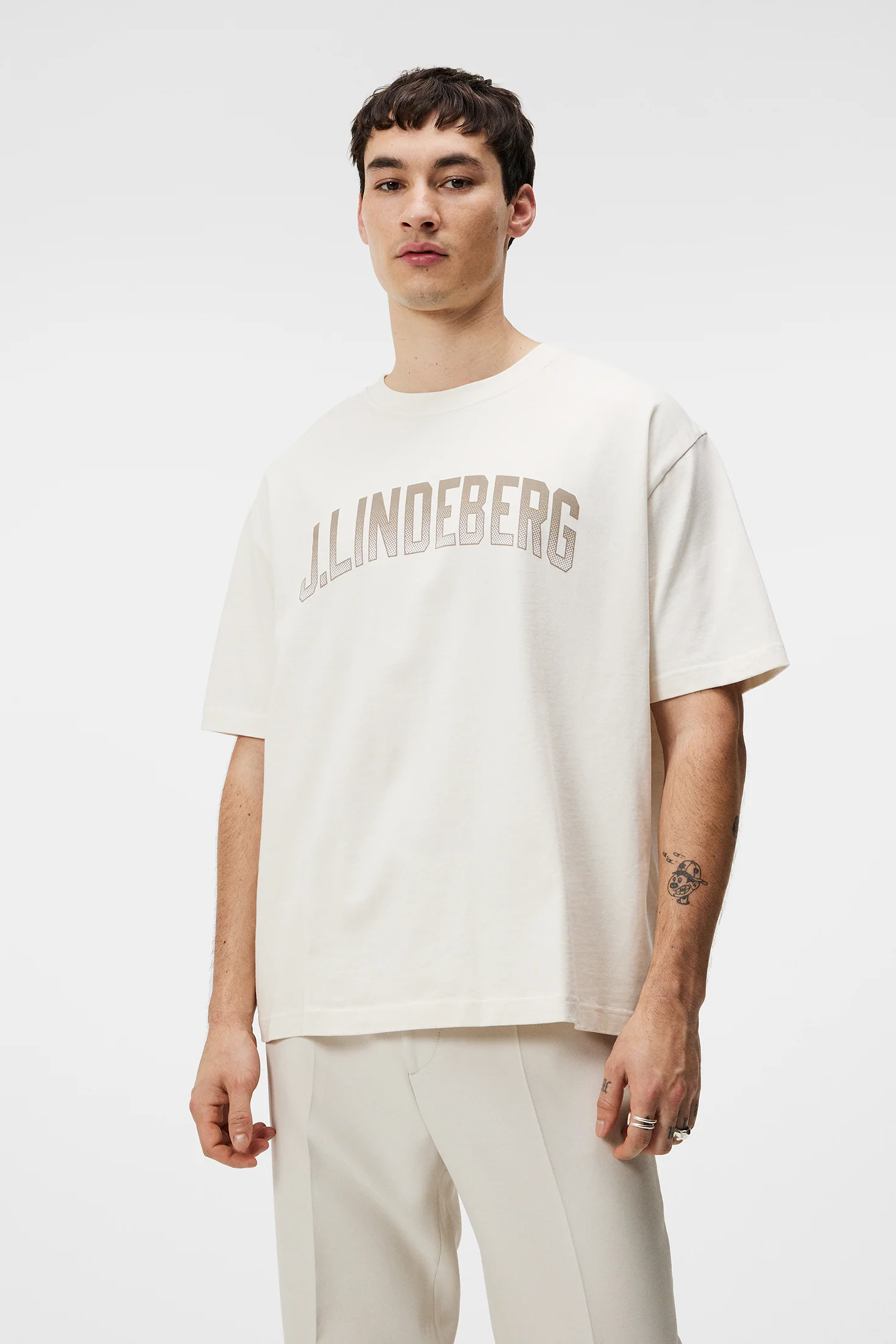 Tjorn Boxy Printed T-shirt / Cloud White - Image 2