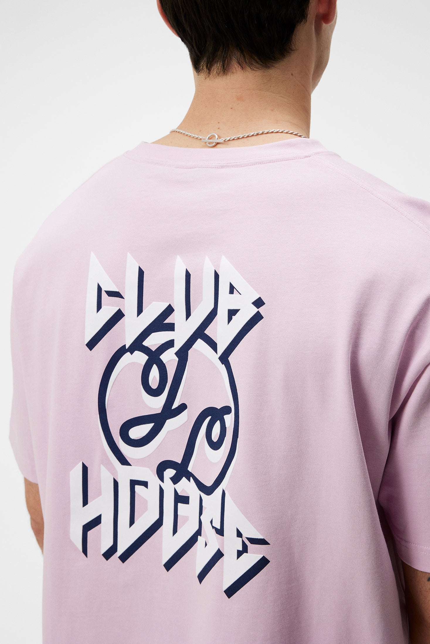Tjorn Boxy Printed T-shirt / Pink Lavender - Image 7
