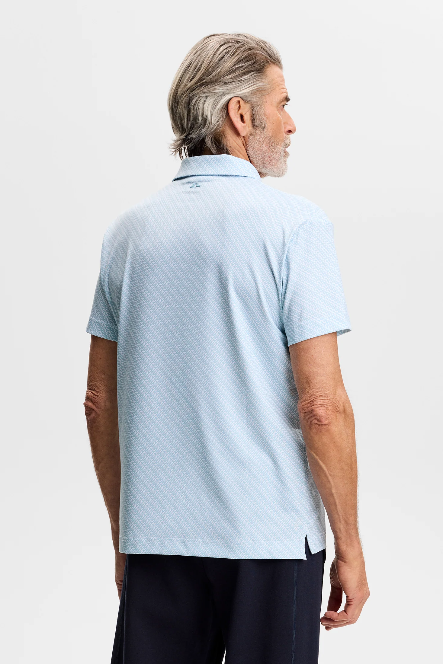 Tod Print Polo / Flight Bridge Forget White S - Image 3