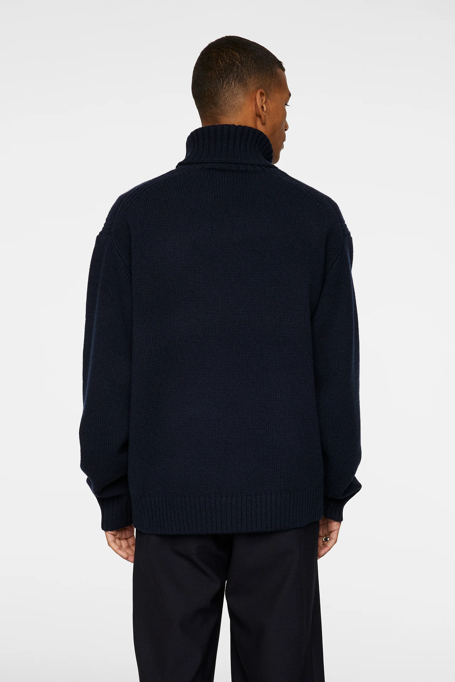 Todd Heavy Knit Turtleneck / JL Navy - Image 3
