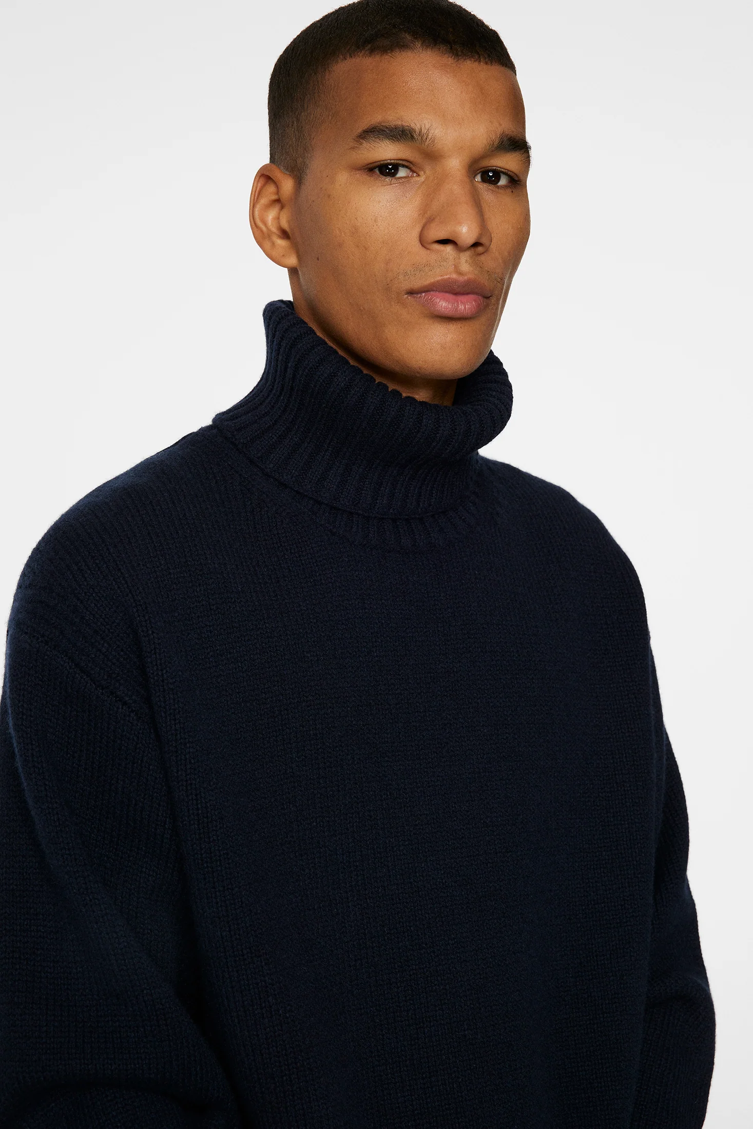 Todd Heavy Knit Turtleneck / JL Navy - Image 5