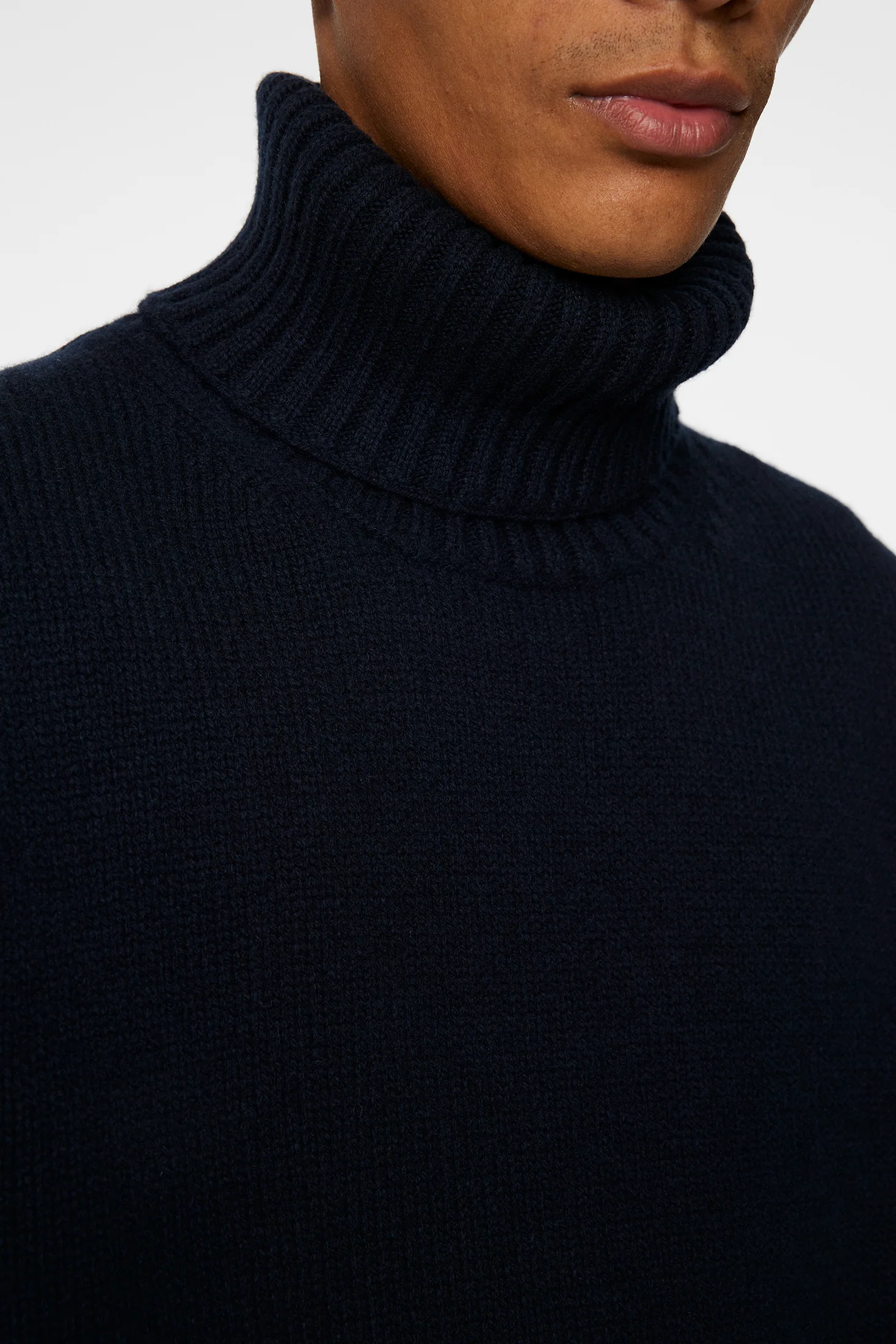 Todd Heavy Knit Turtleneck / JL Navy - Image 6
