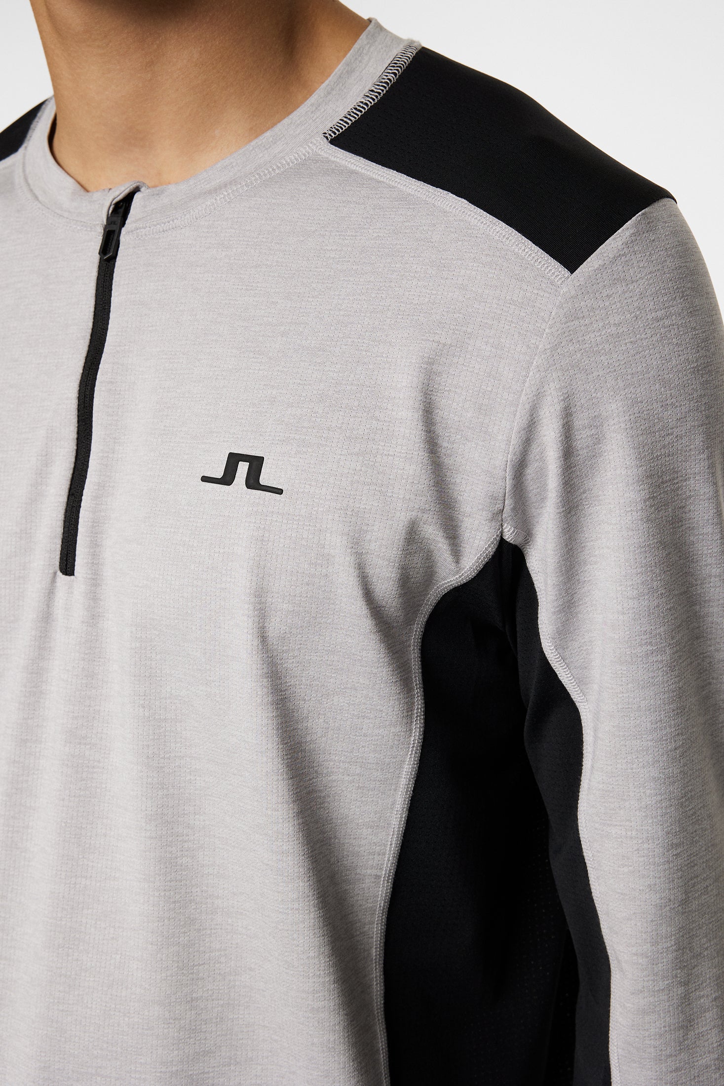 Tomas Long Sleeve T-Shirt / Light Grey Melange - Image 7