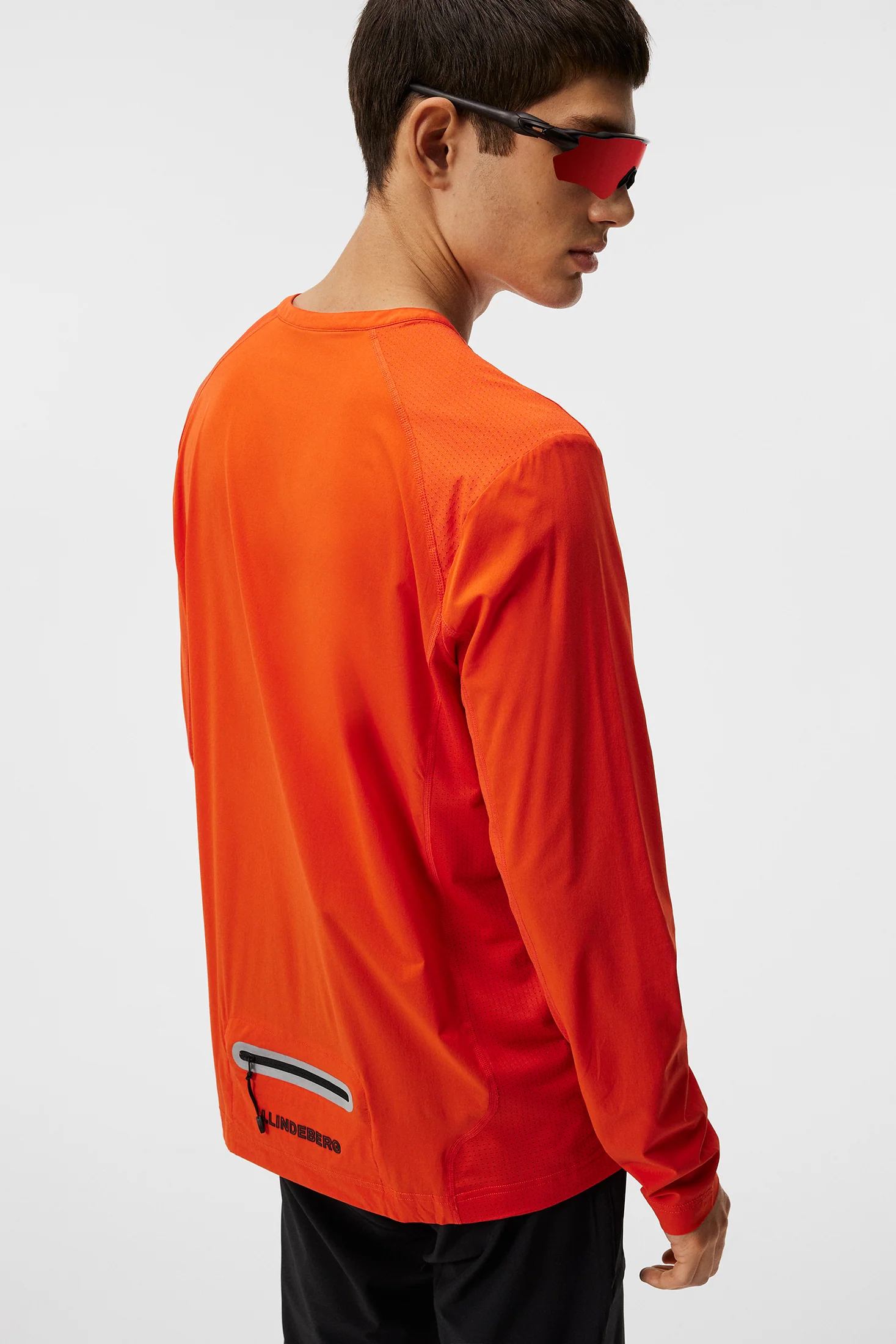 Tomas Pro Pack LS T-Shirt / Tangerine Tango - Image 6