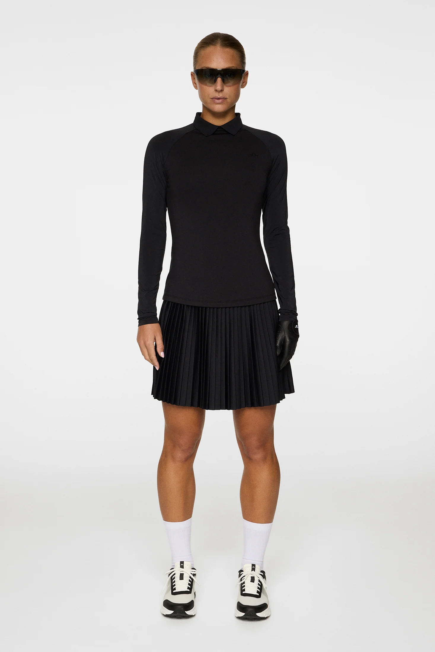 Tori Hybrid LS Polo / Black - Image 5