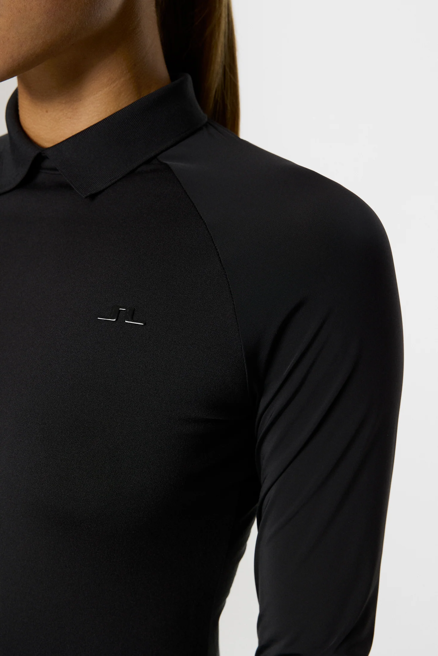 Tori Hybrid LS Polo / Black - Image 7