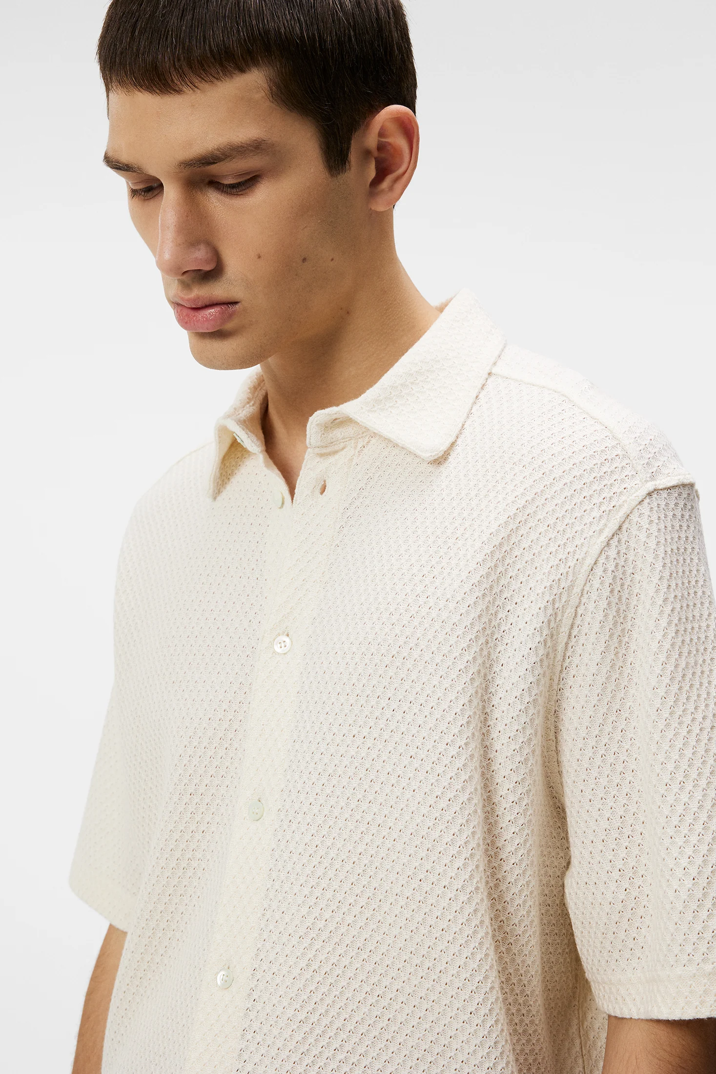 Torpa Airy Structure Shirt / Cloud White - Image 5