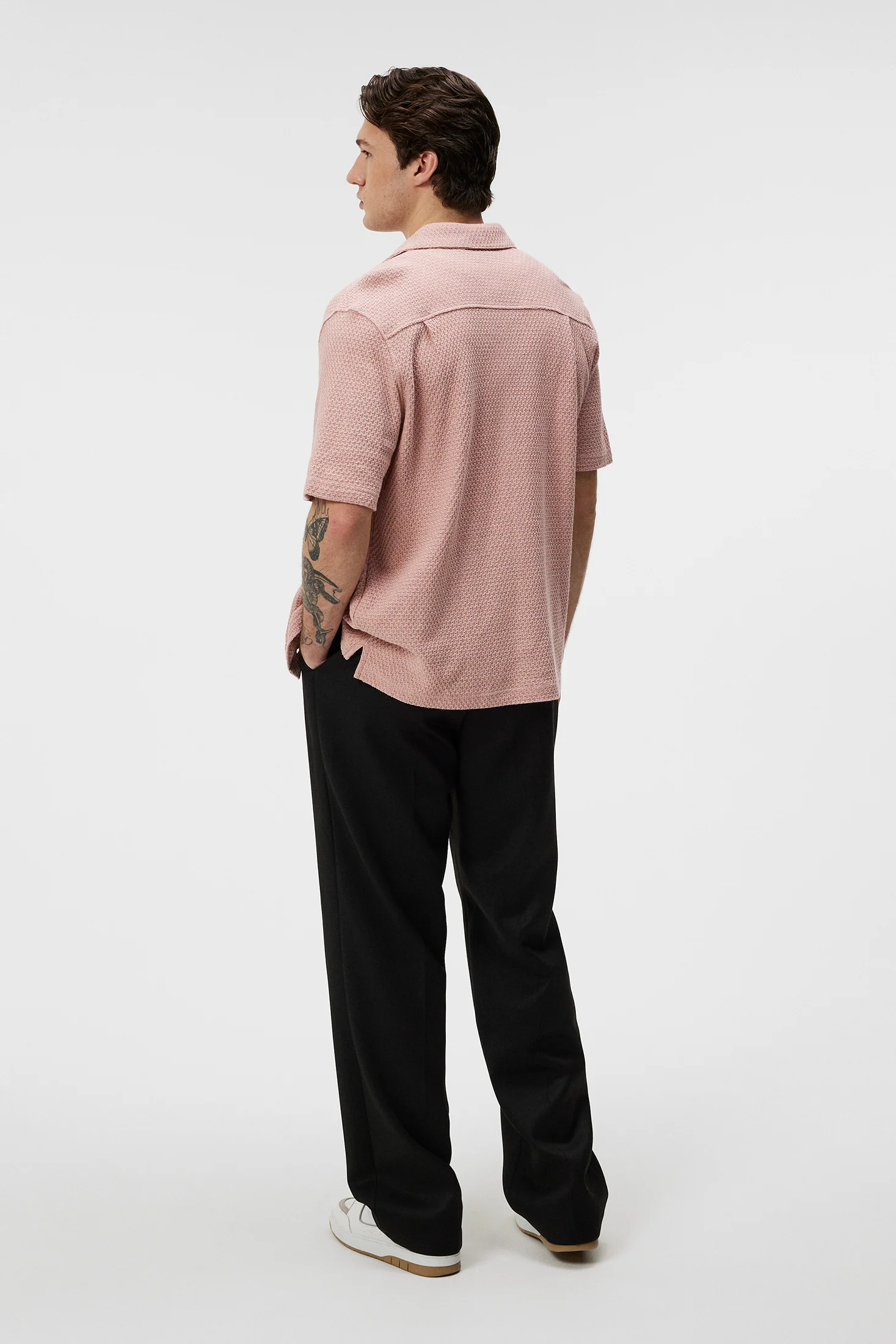 Torpa Airy Structure Shirt / Powder Pink - Image 3