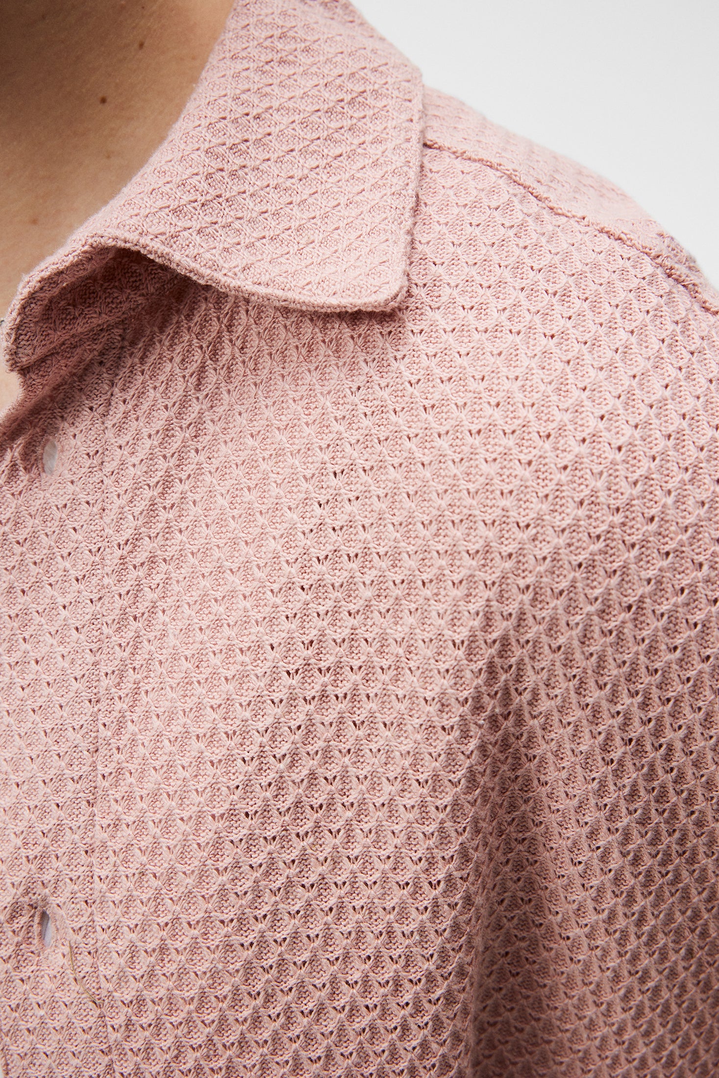 Torpa Airy Structure Shirt / Powder Pink - Image 6