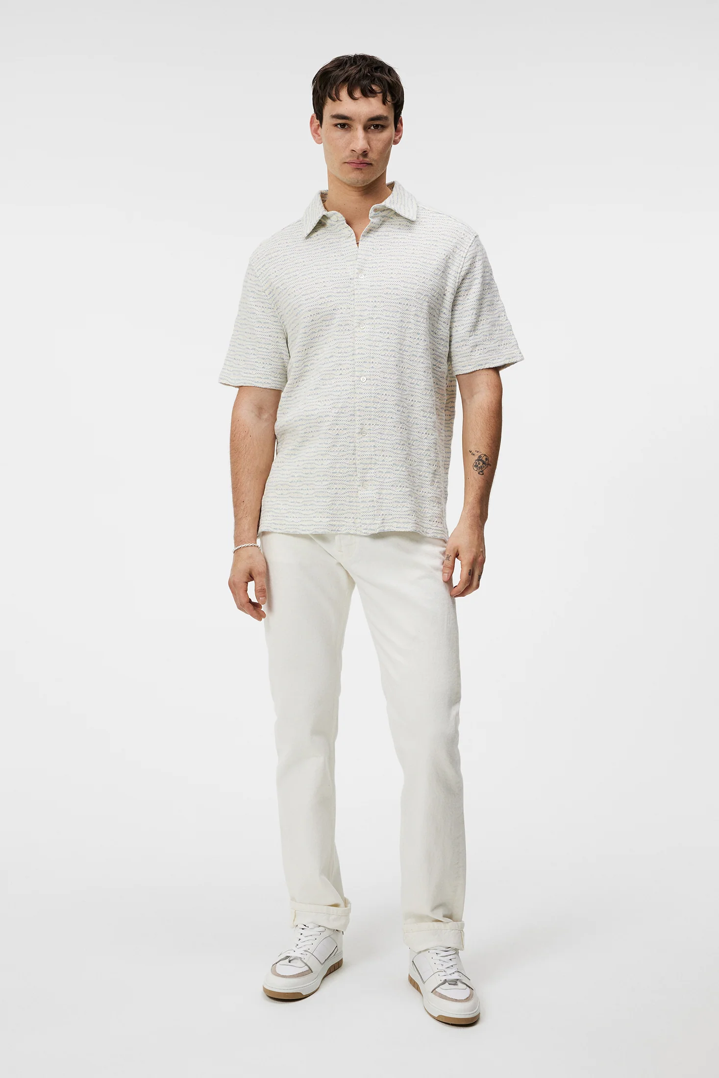 Torpa  Structure Shirt / Chambray Blue - Image 4