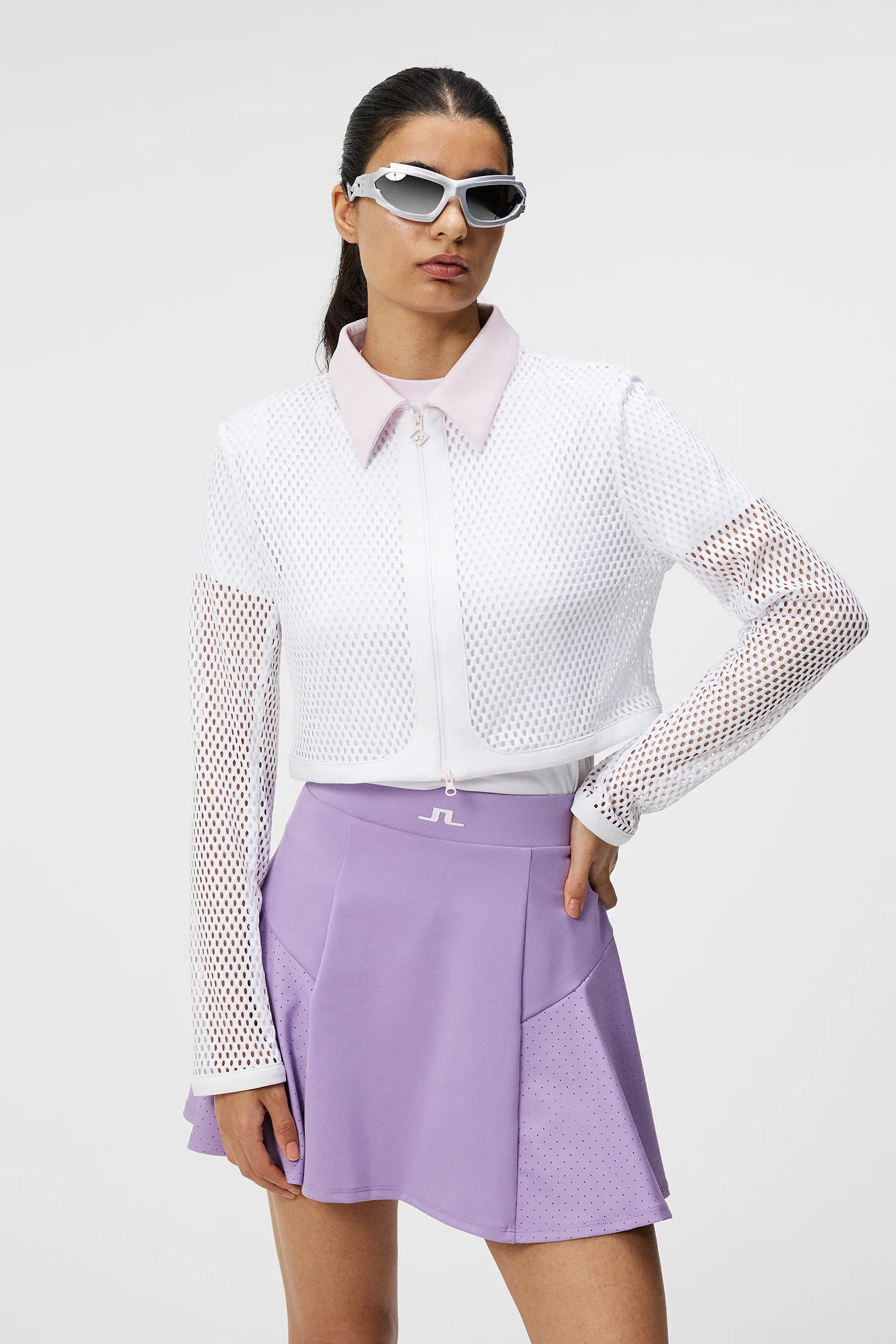 Tory 3D Mesh Jacket / White - Image 2