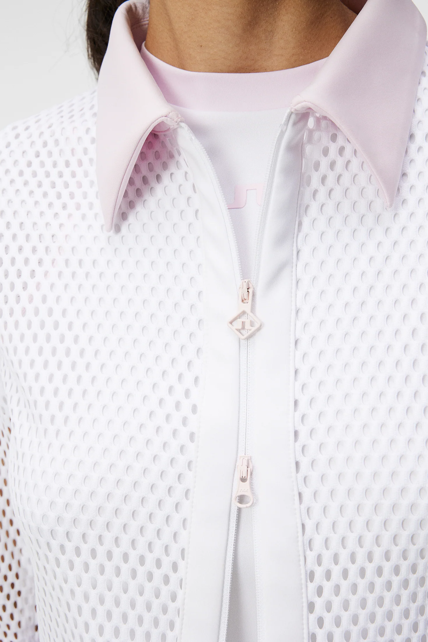 Tory 3D Mesh Jacket / White - Image 6