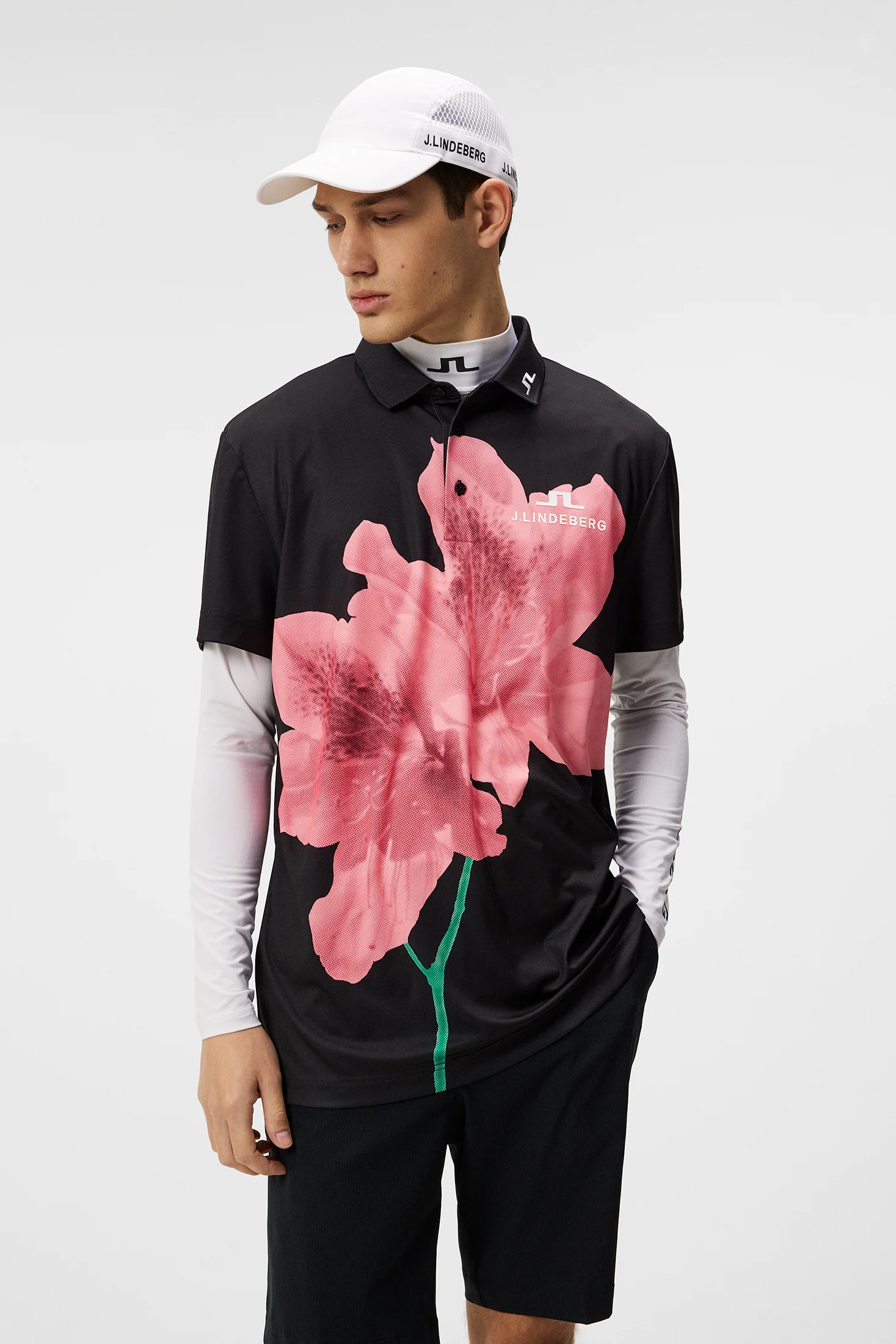 Tour Tech Golf Polo / Azalea - Image 2