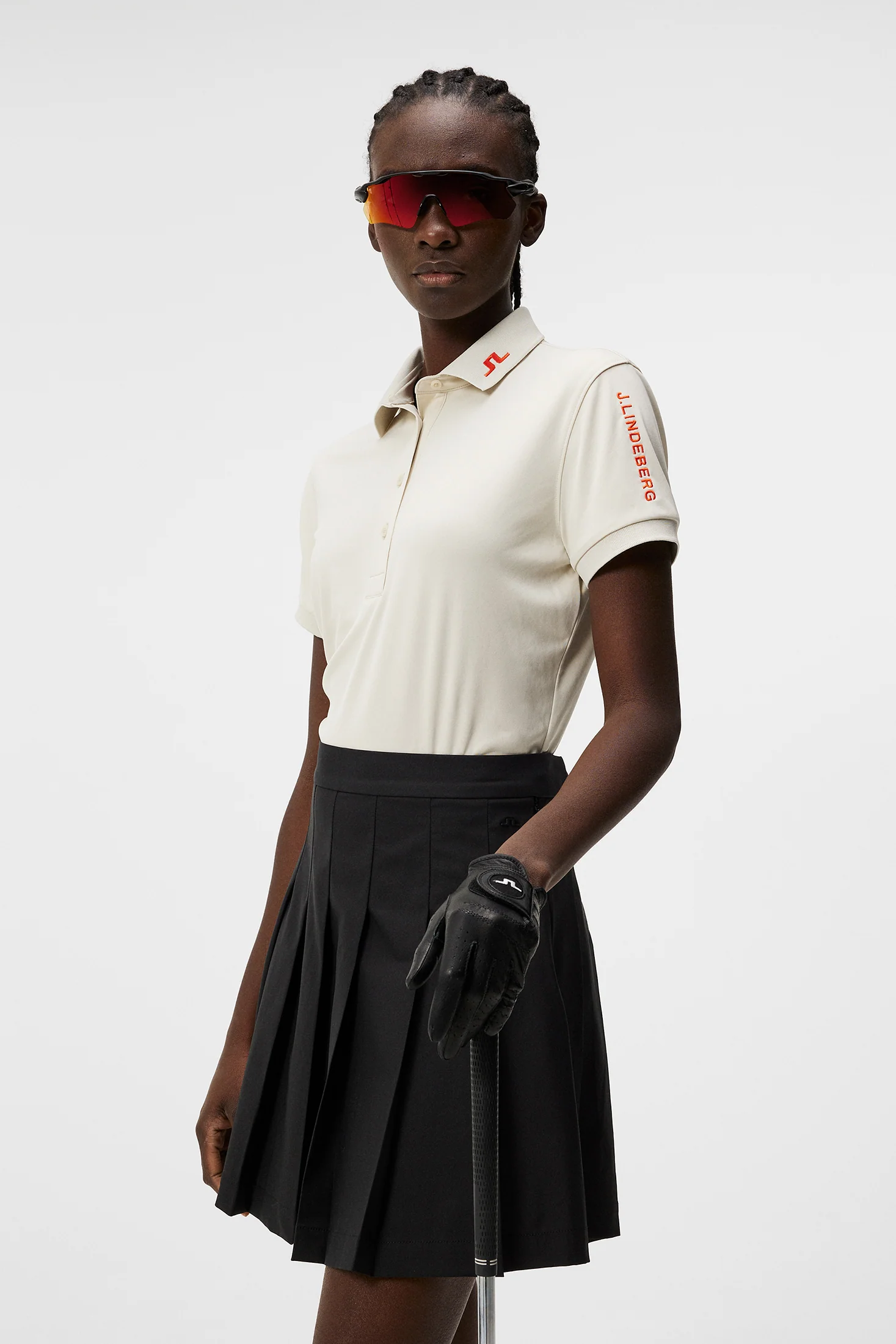 Tour Tech Polo / Almond Milk - Image 2