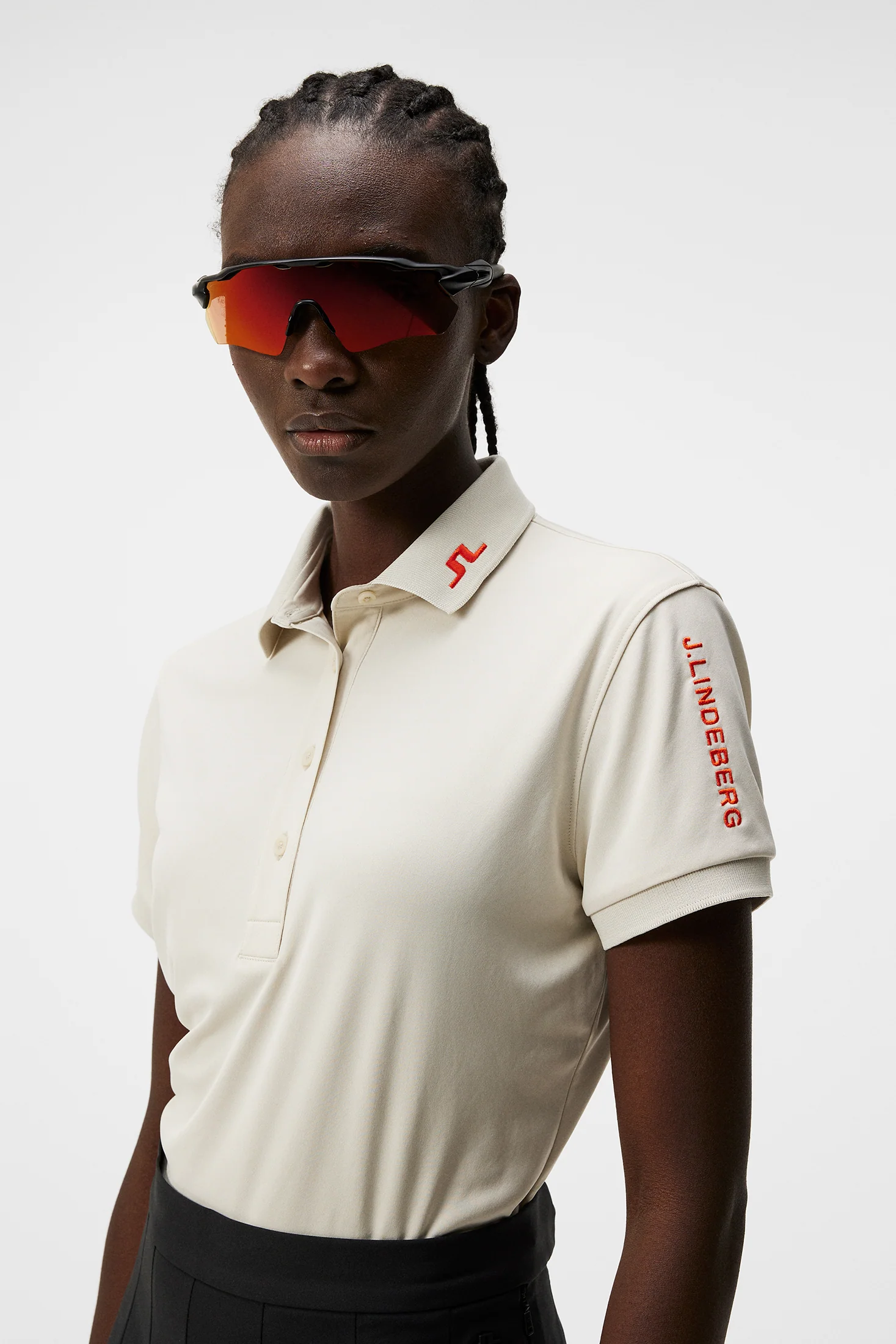 Tour Tech Polo / Almond Milk - Image 5