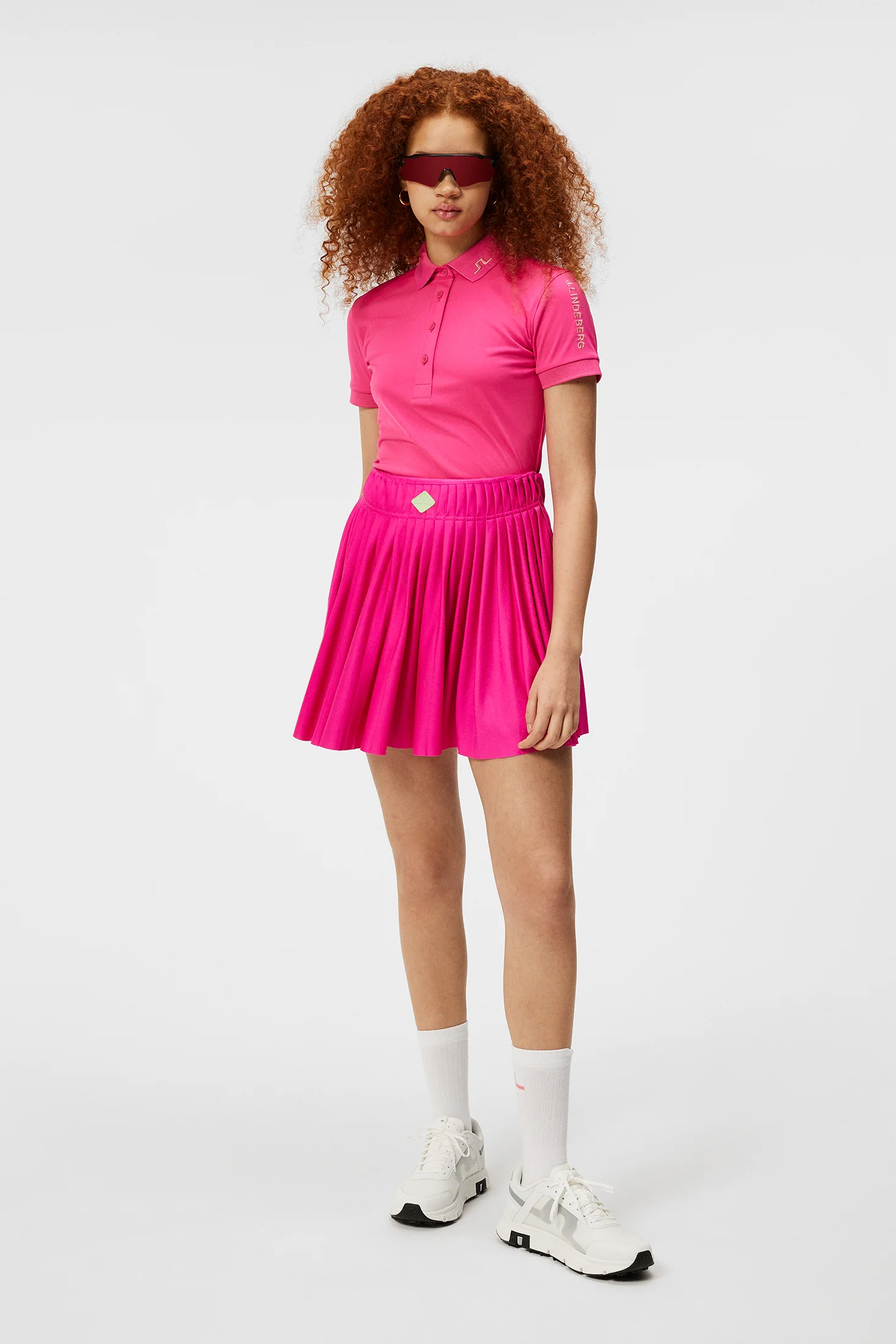 Tour Tech Polo / Fuchsia Purple - Image 4