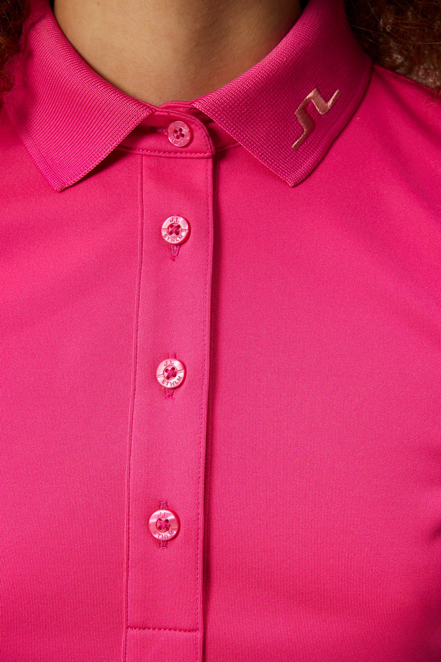 Tour Tech Polo / Fuchsia Purple - Image 6