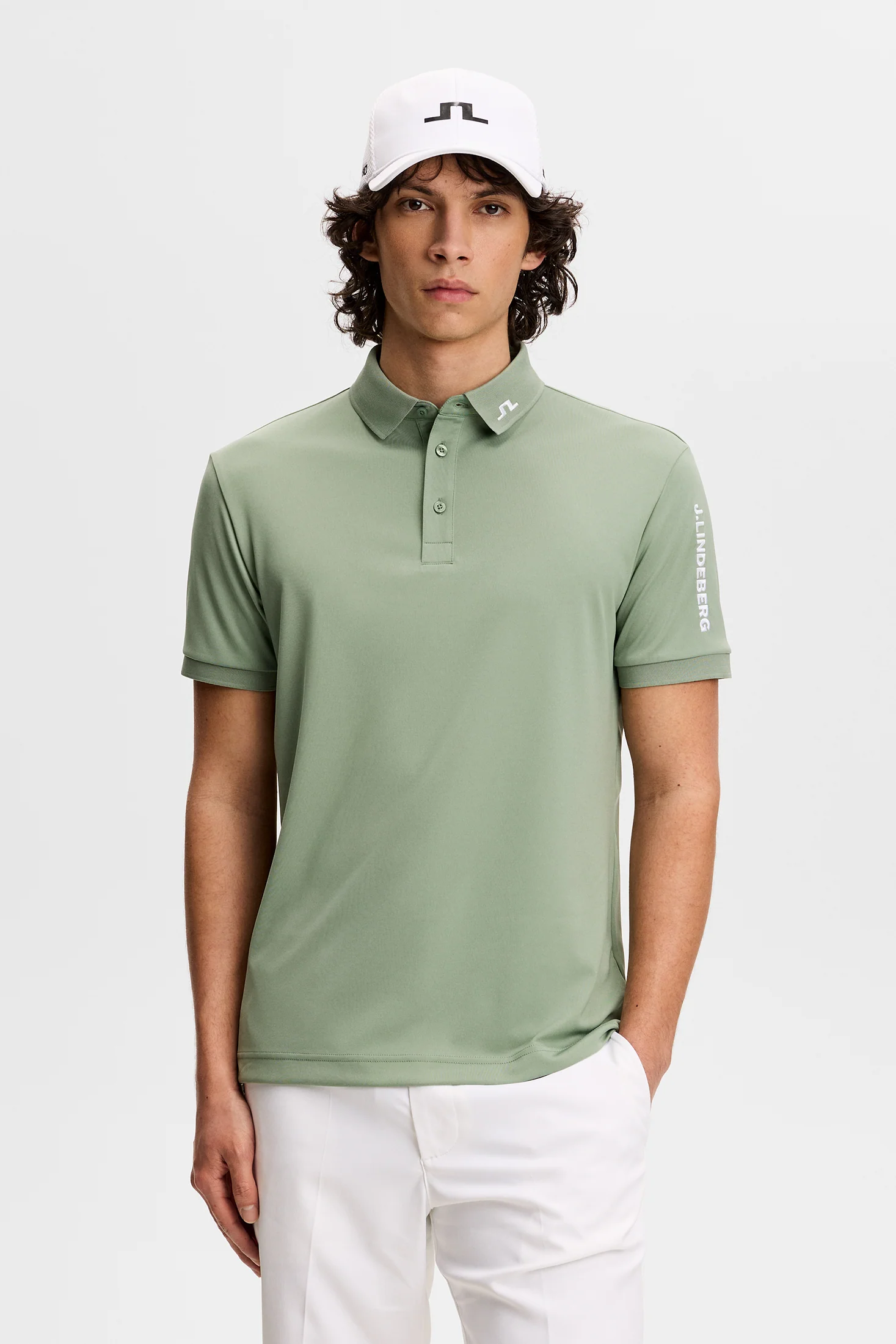 Tour Tech Polo / Hedge Green - Image 2