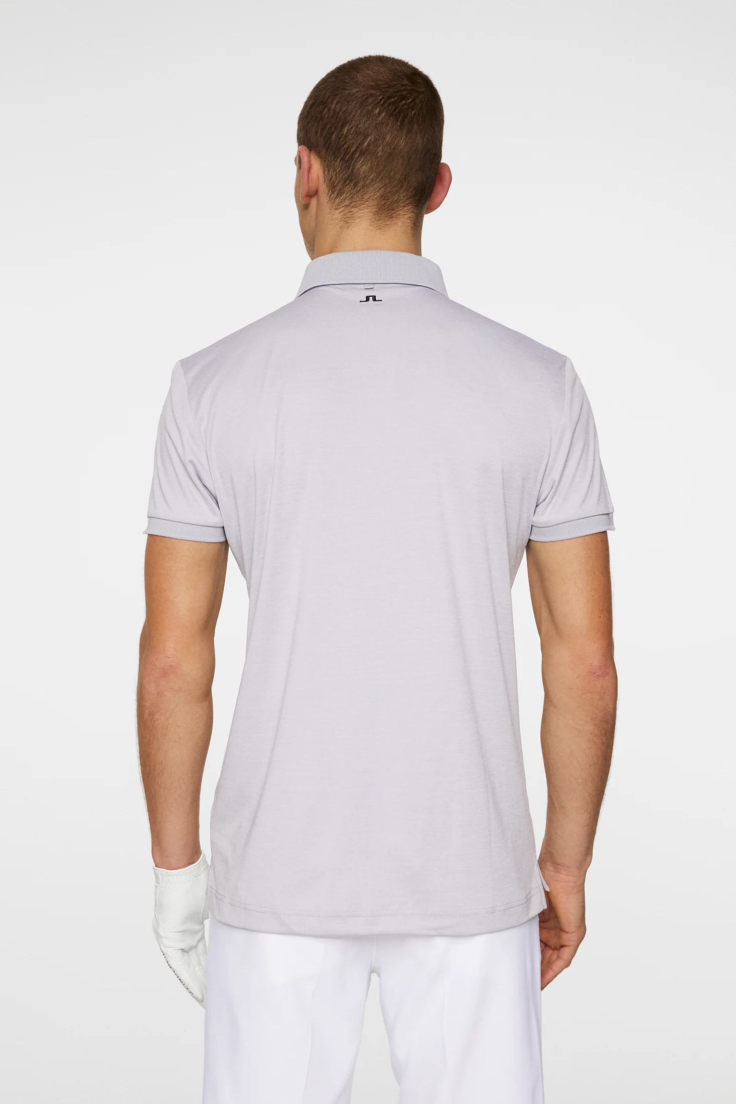 Tour Tech Polo / Light Grey Melange - Image 3