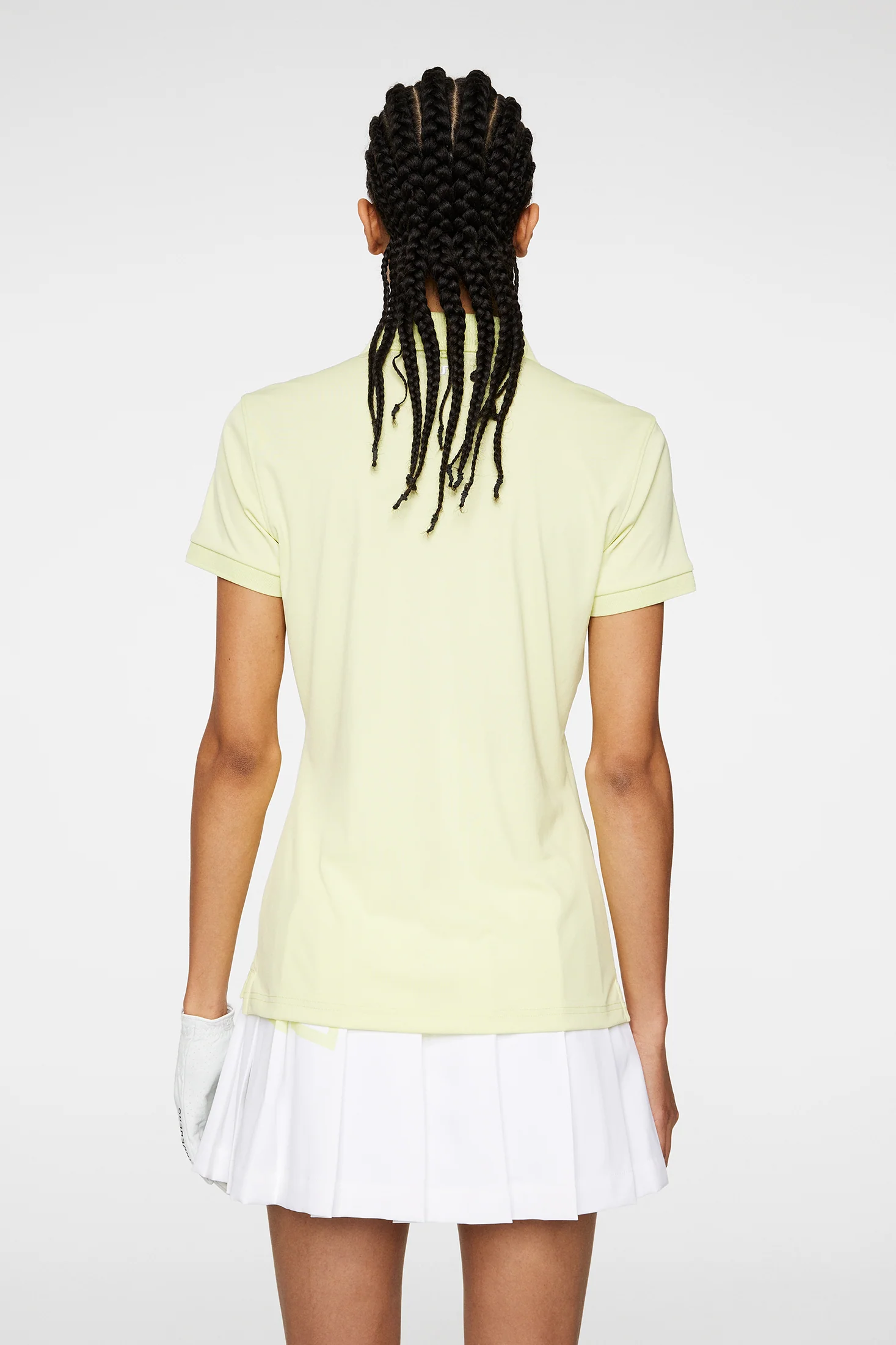 Tour Tech Polo / Pale Lime Yellow - Image 3