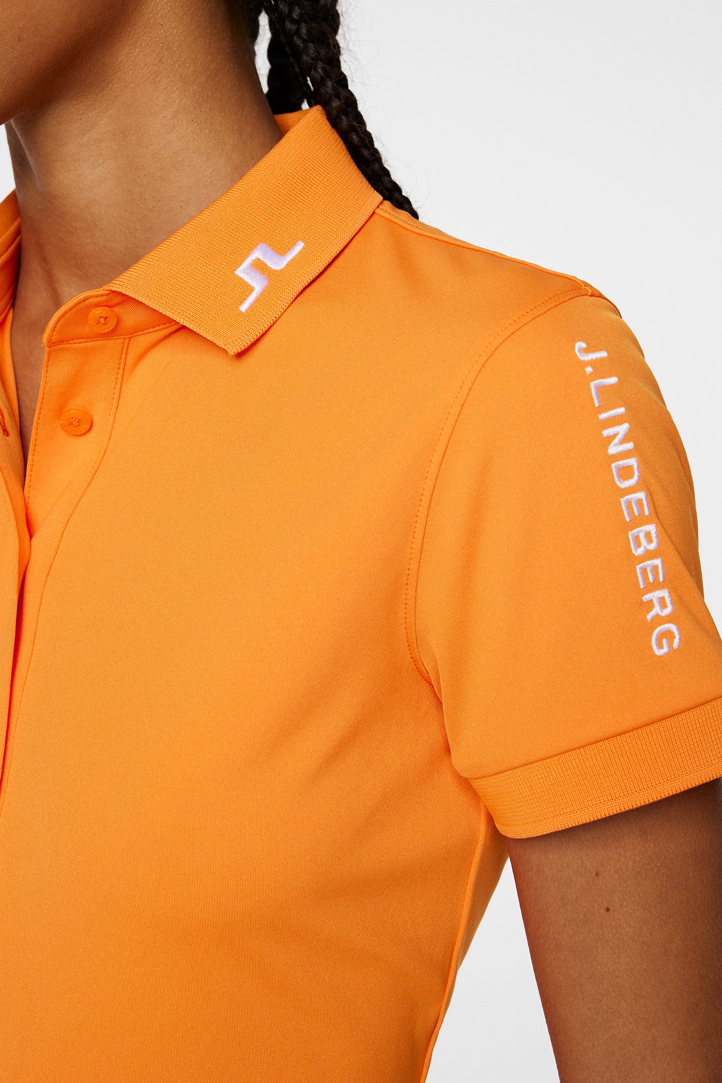 Tour Tech Polo / Persimmon Orange - Image 6