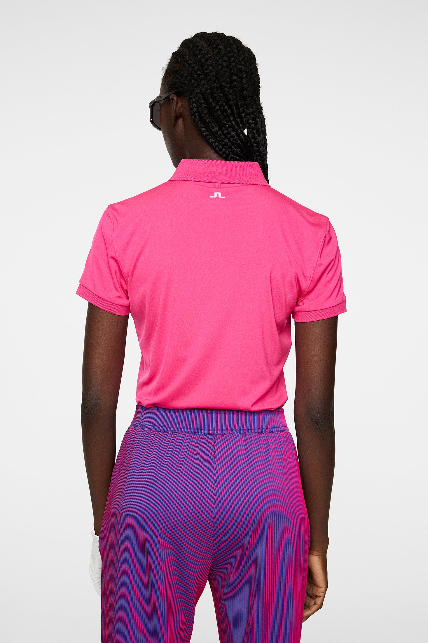 Tour Tech Polo / Pink Peacock - Image 3