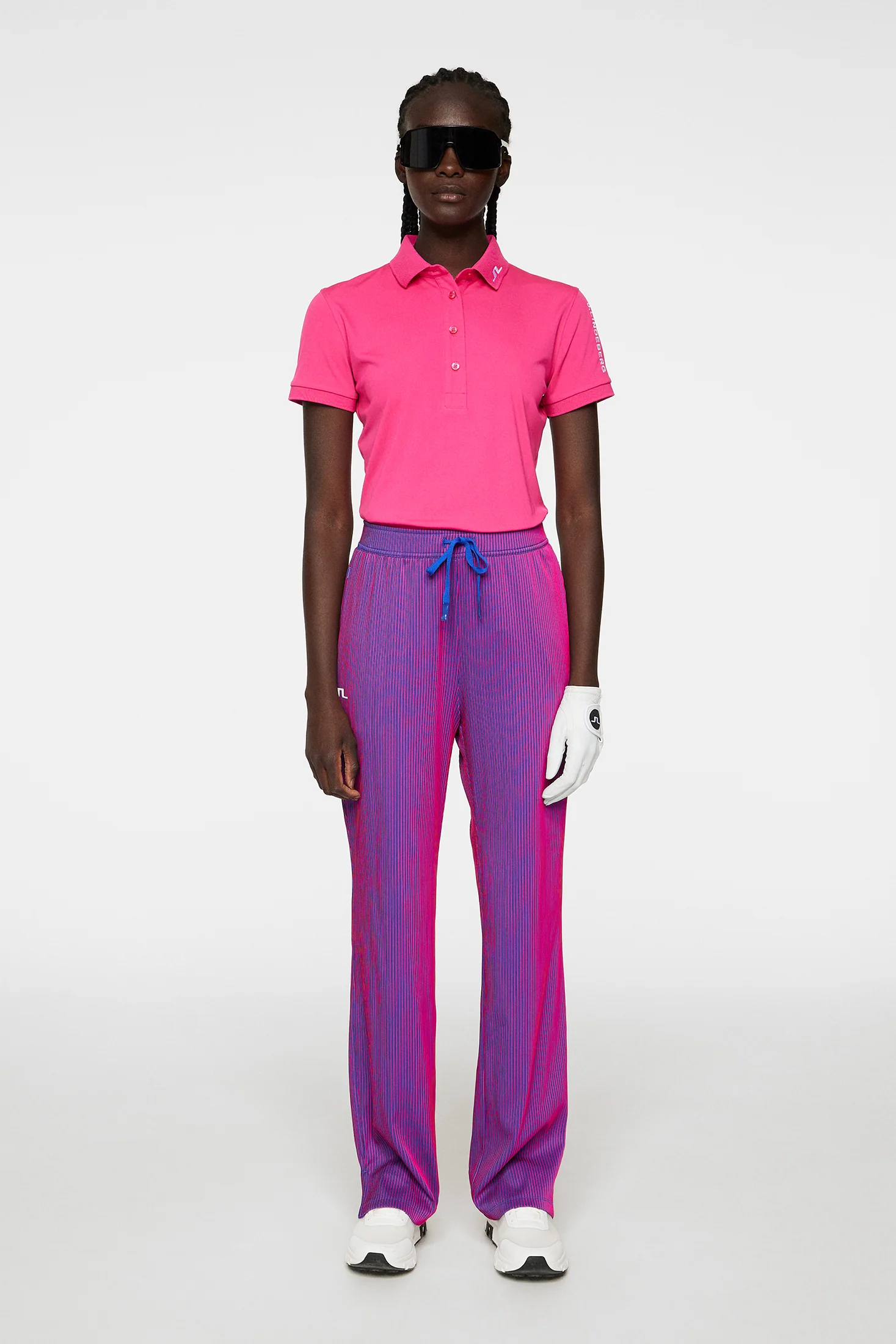 Tour Tech Polo / Pink Peacock - Image 4