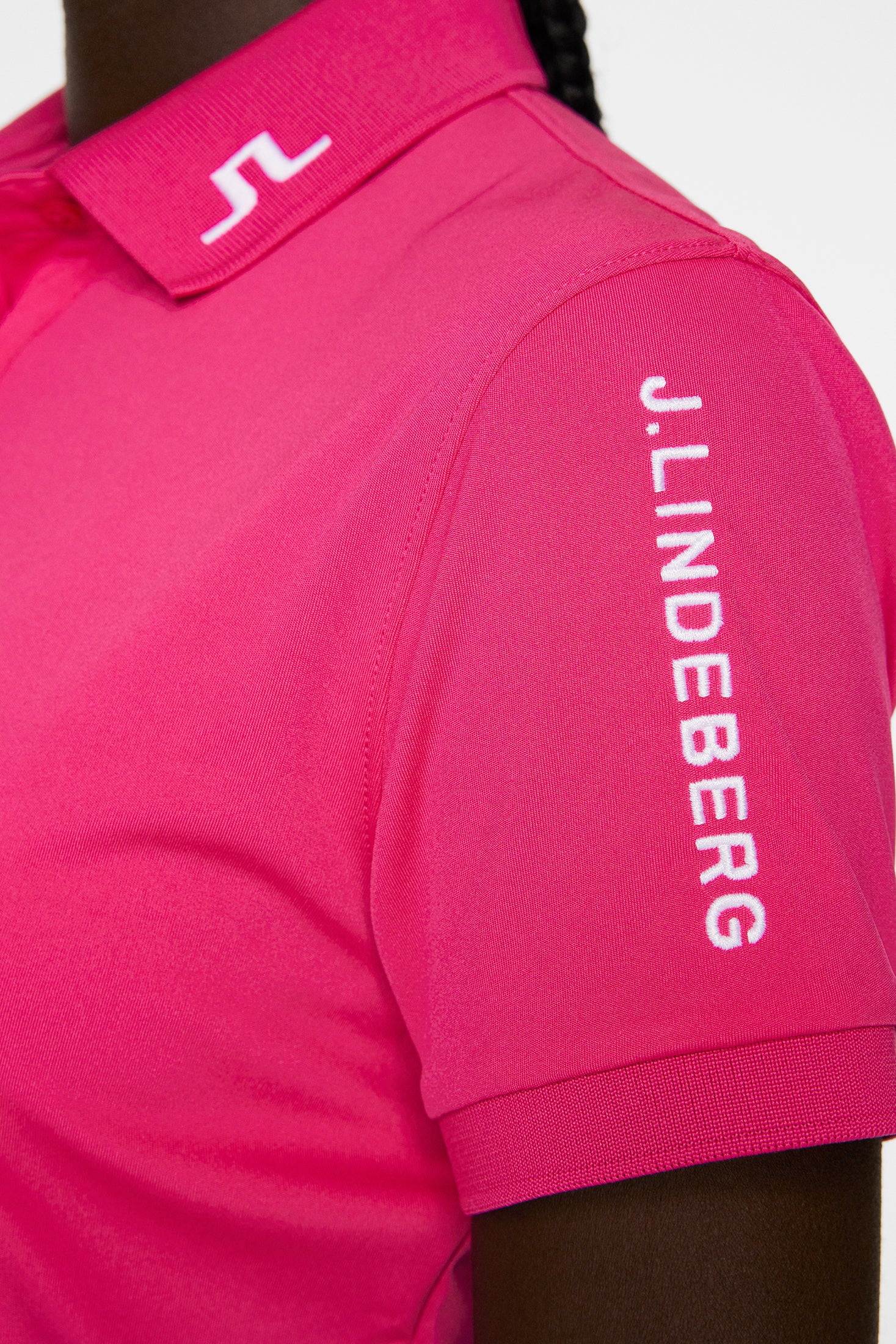 Tour Tech Polo / Pink Peacock - Image 6