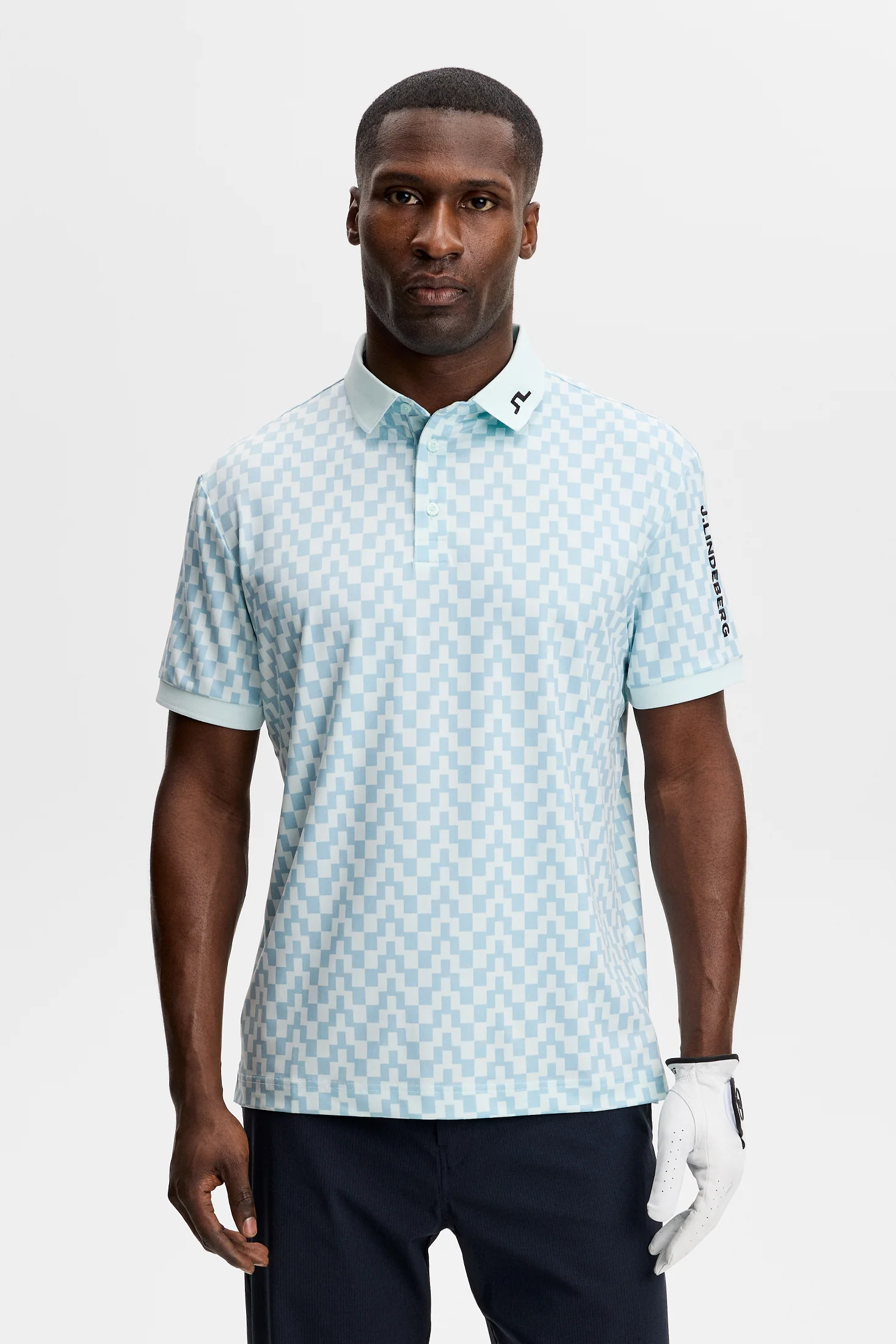 Tour Tech Print Polo / Bridge Stack Skylight M - Image 2