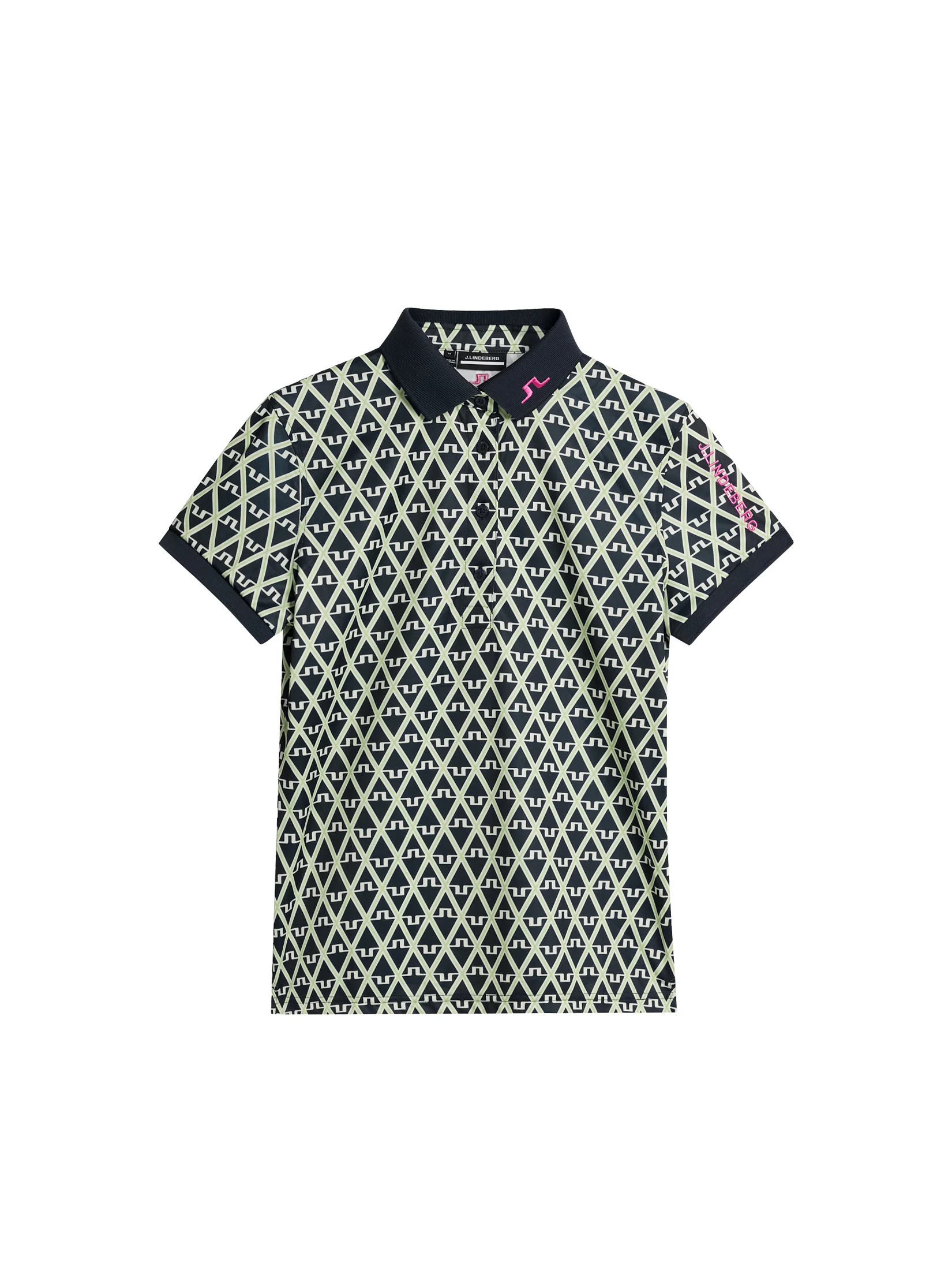Tour Tech Print Polo / Geo JL Navy
