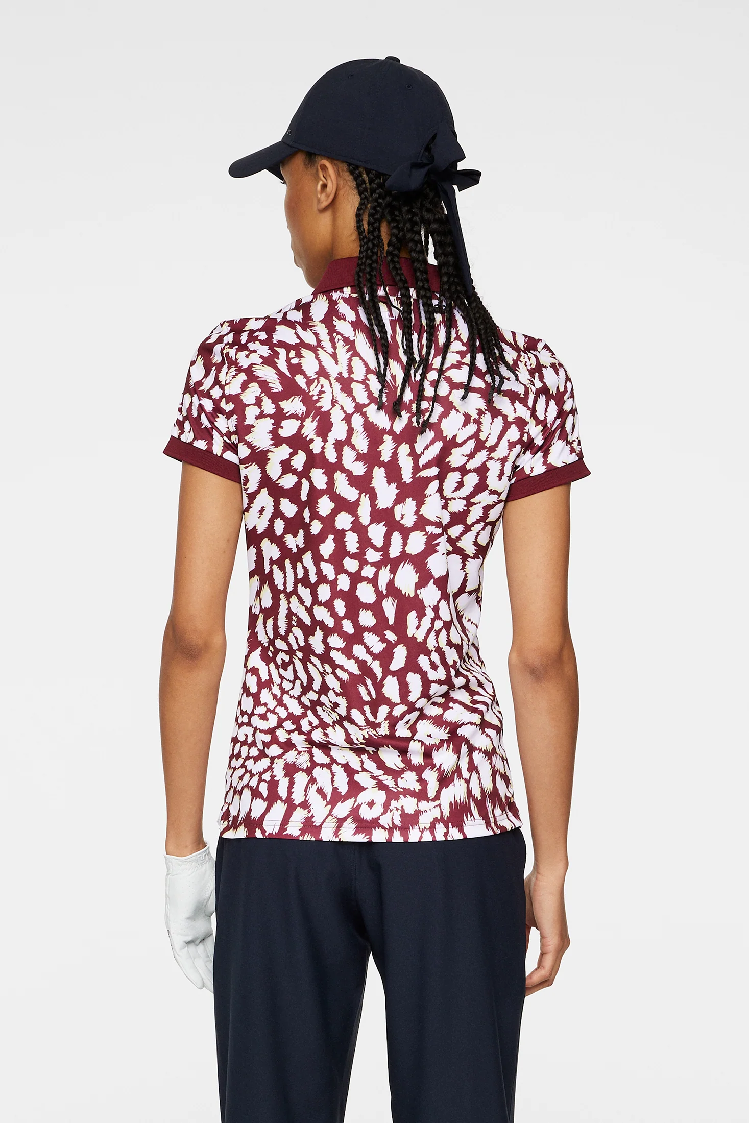 Tour Tech Print Polo / Glitch Leo Lime - Image 3