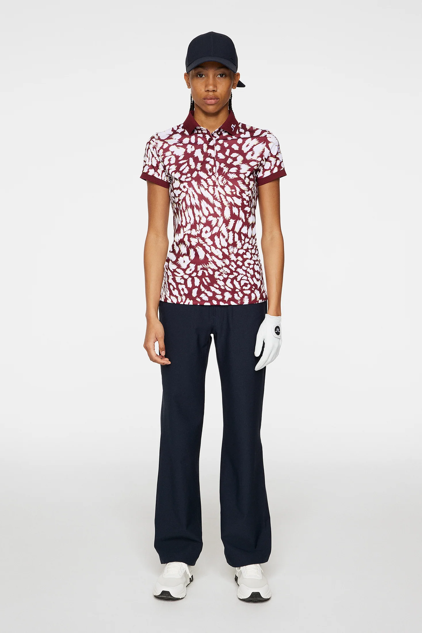 Tour Tech Print Polo / Glitch Leo Lime - Image 4