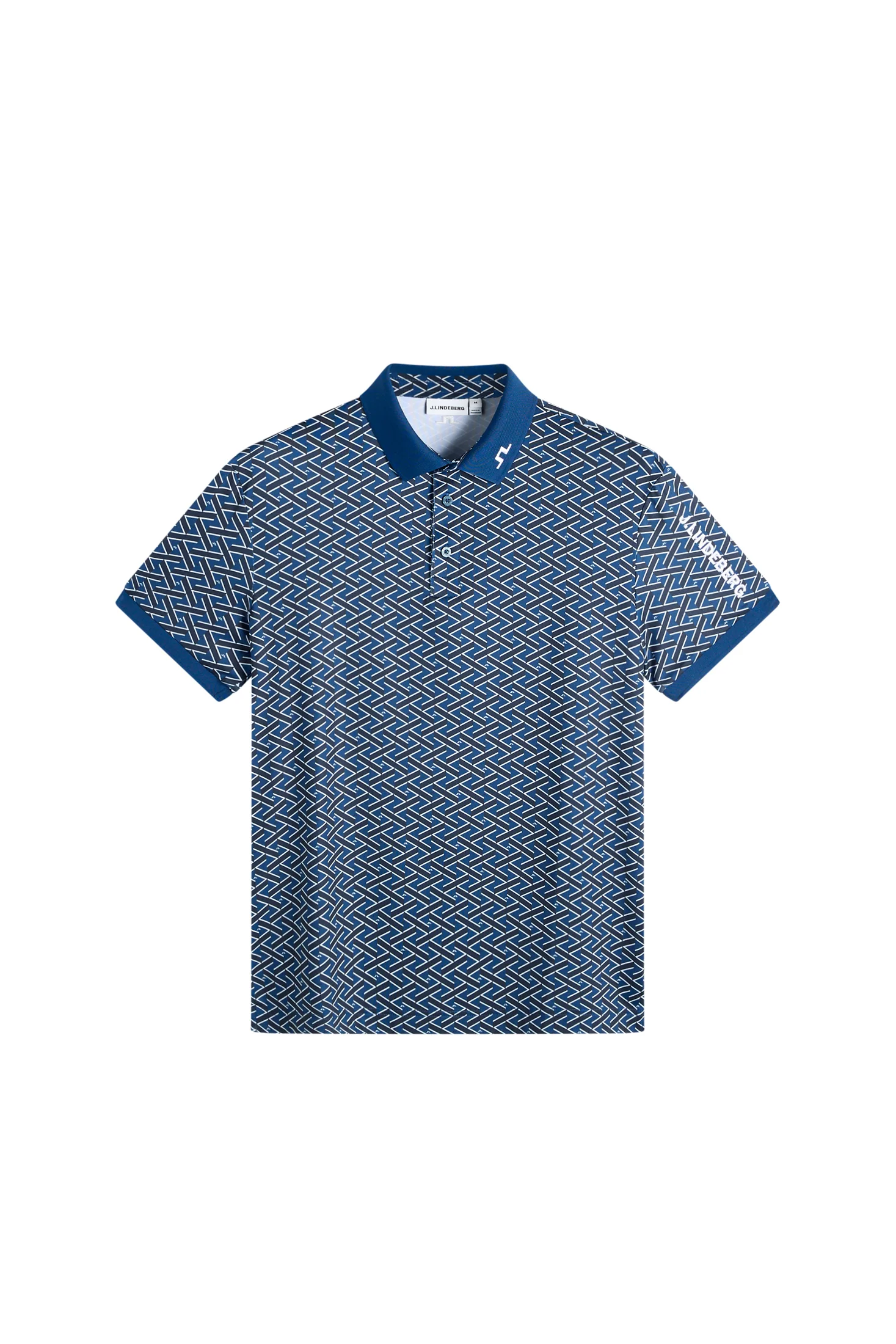 Tour Tech Print Polo / Ladder Estate Navy S