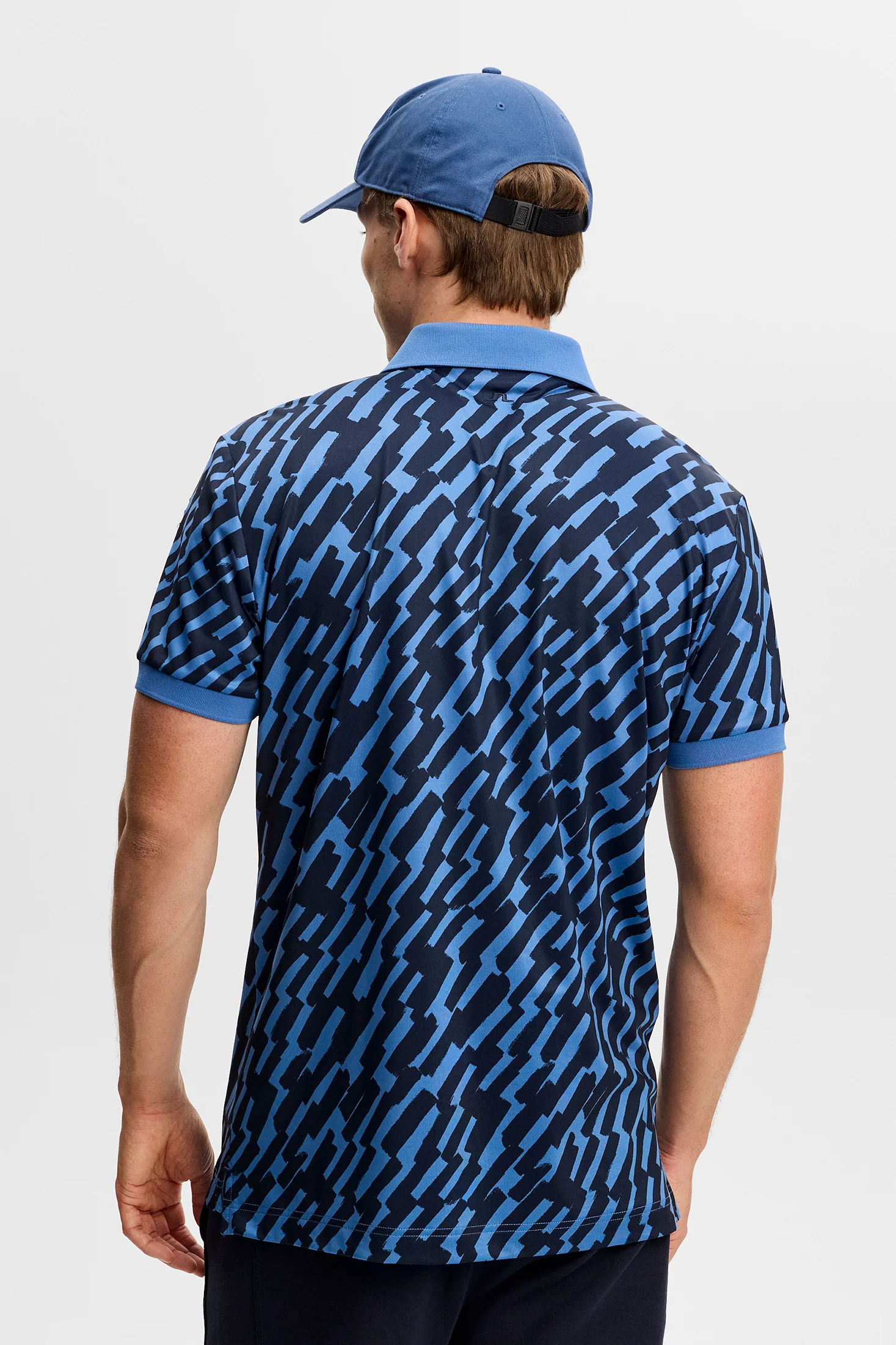 Tour Tech Print Polo / Oak Federal M - Image 3