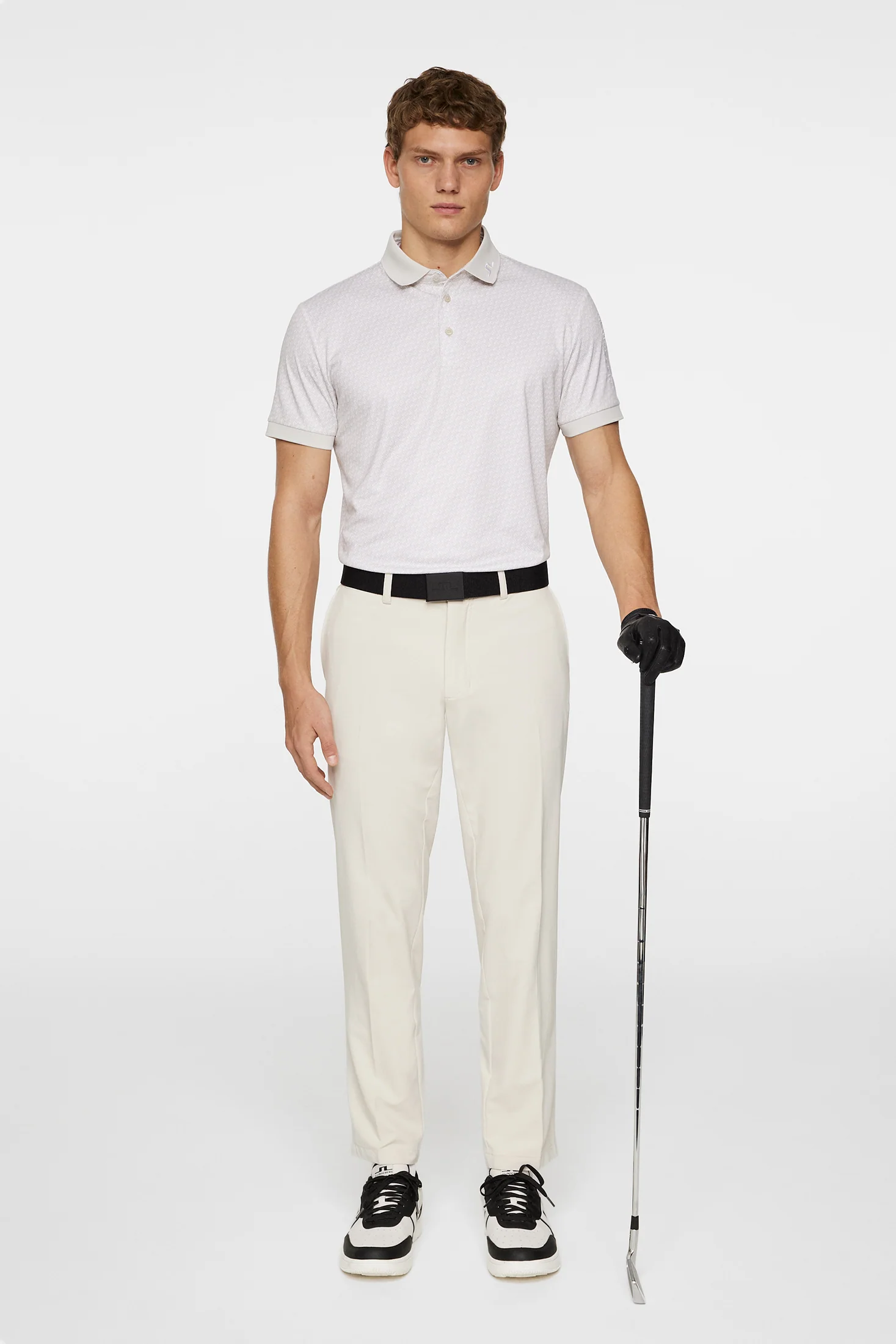 Tour Tech Print Polo / Shadow Bridge Moonbeam S - Image 4